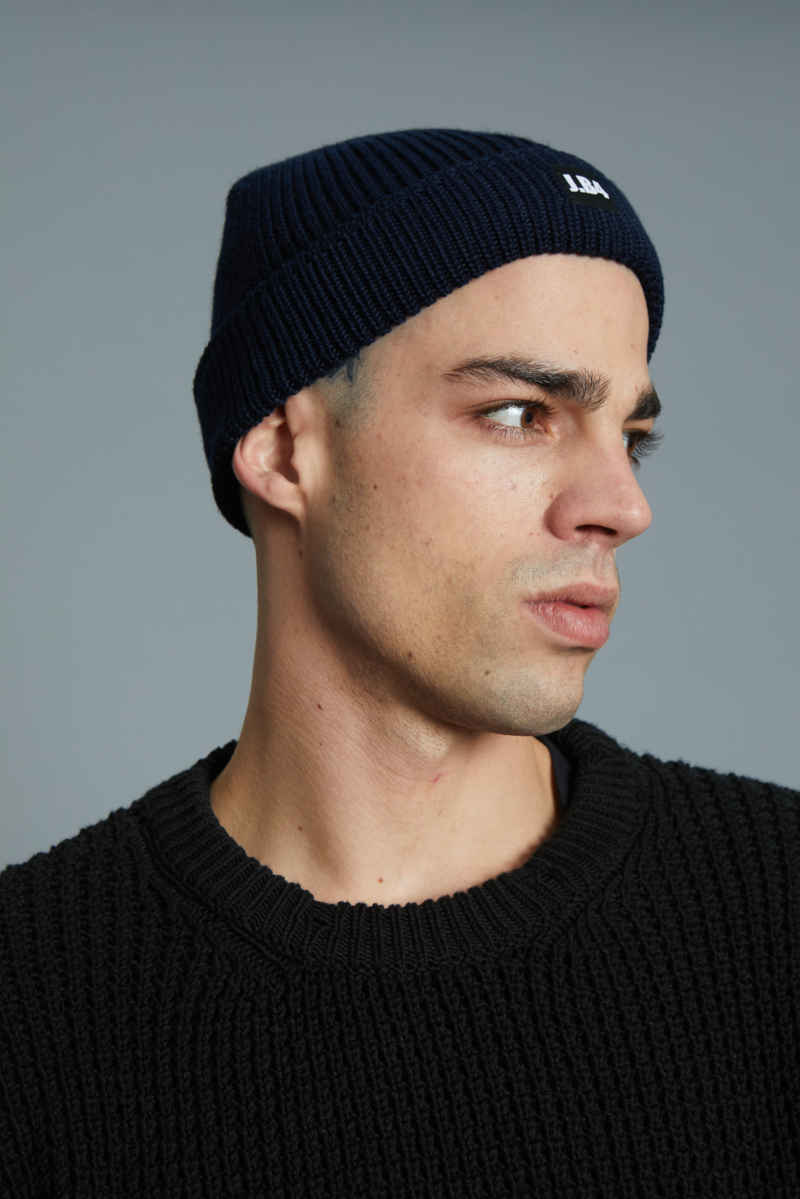 BEANIE DOUBLE MOOD BLUE NAVY
