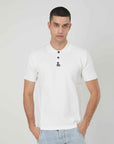WHITE COST JERSEY POLO