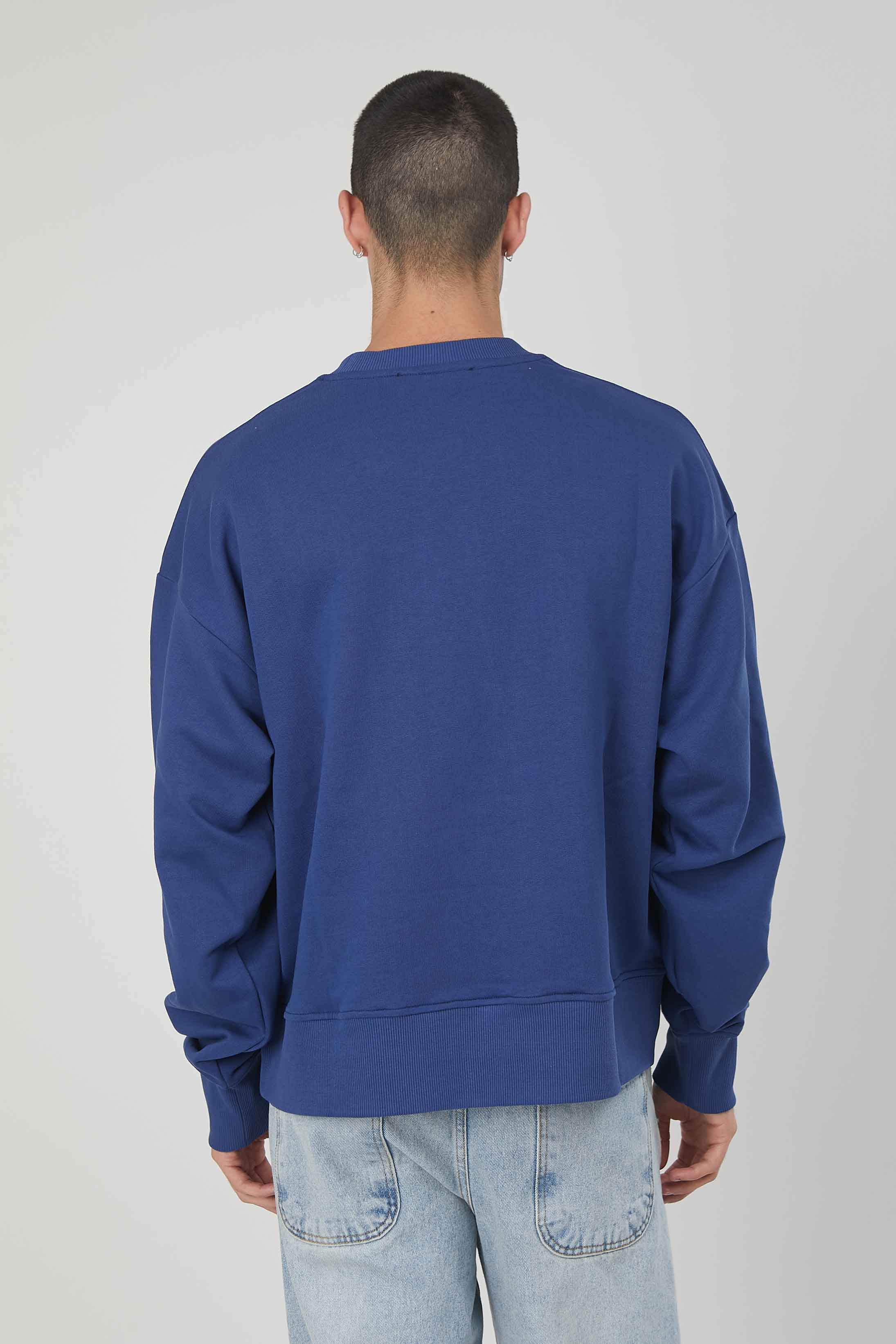 FELPA LOGO GRAFICO BLUE