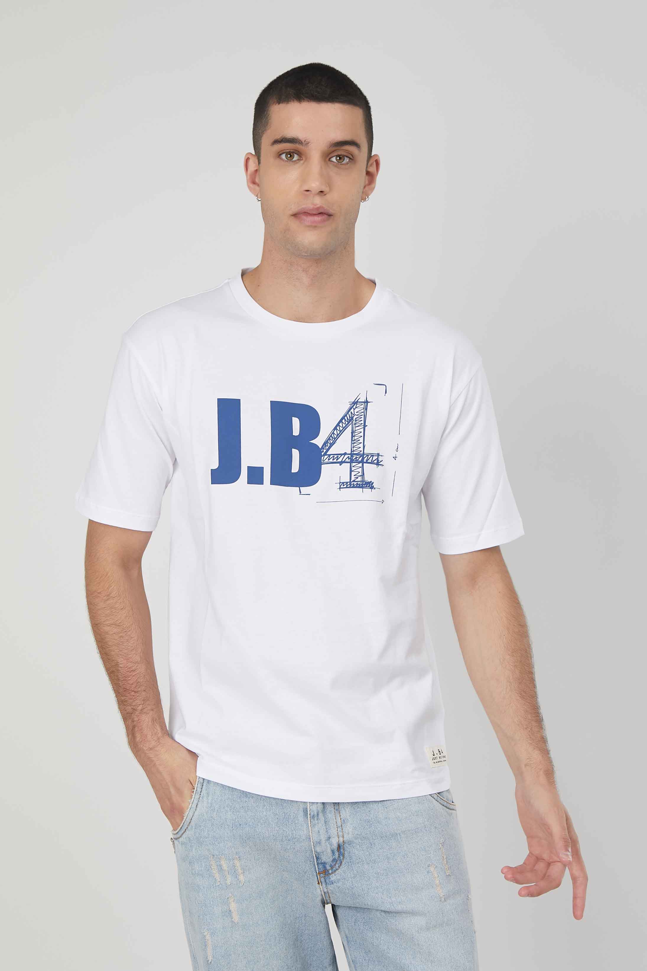 T-SHIRT LOGO GRAFICO WHITE