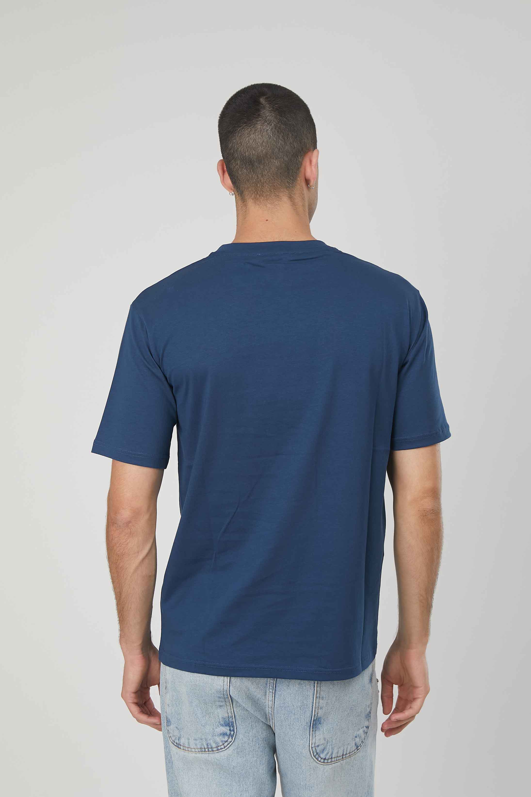 T-SHIRT LOGO GRAFICO BLUE
