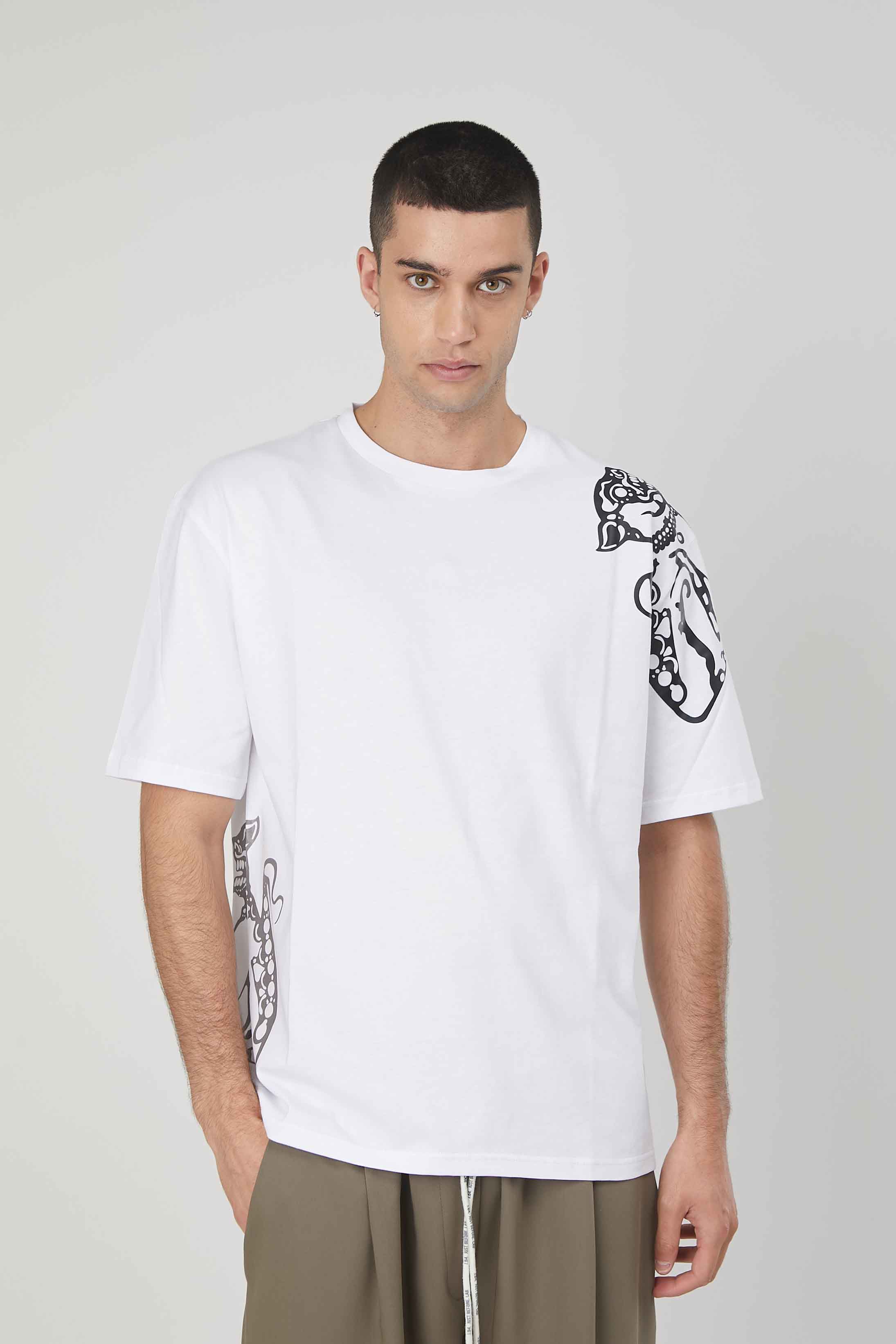T-SHIRT STAMPA CHIMERA WHITE