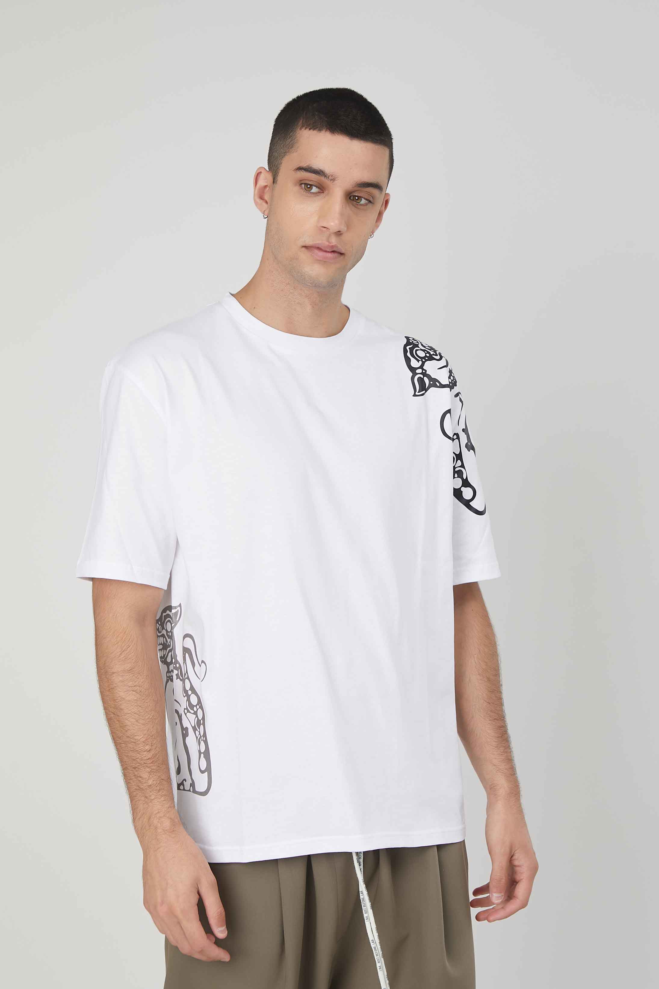 T-SHIRT STAMPA CHIMERA WHITE