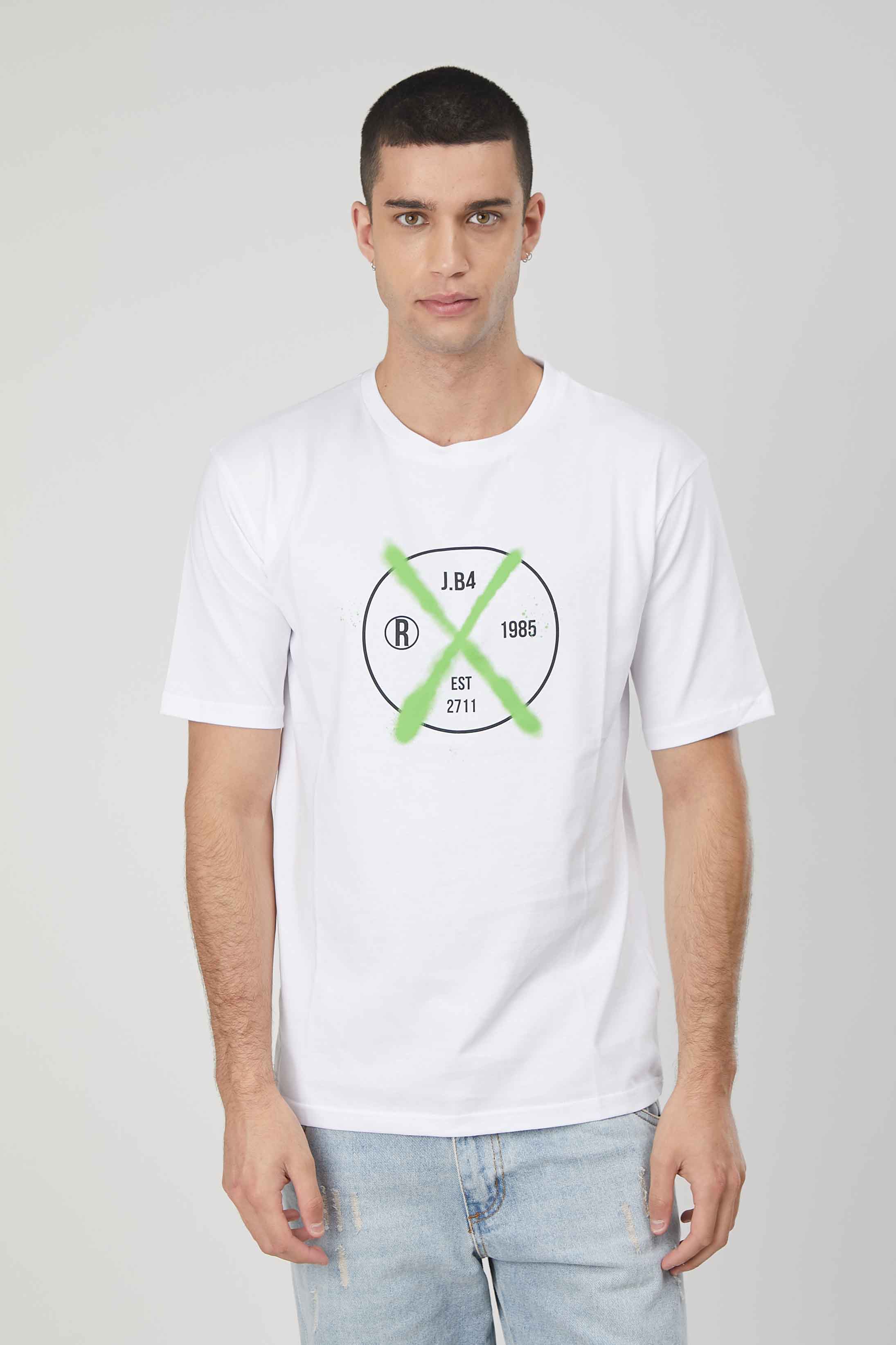 T-SHIRT STAMPA X-SPRAY WHITE