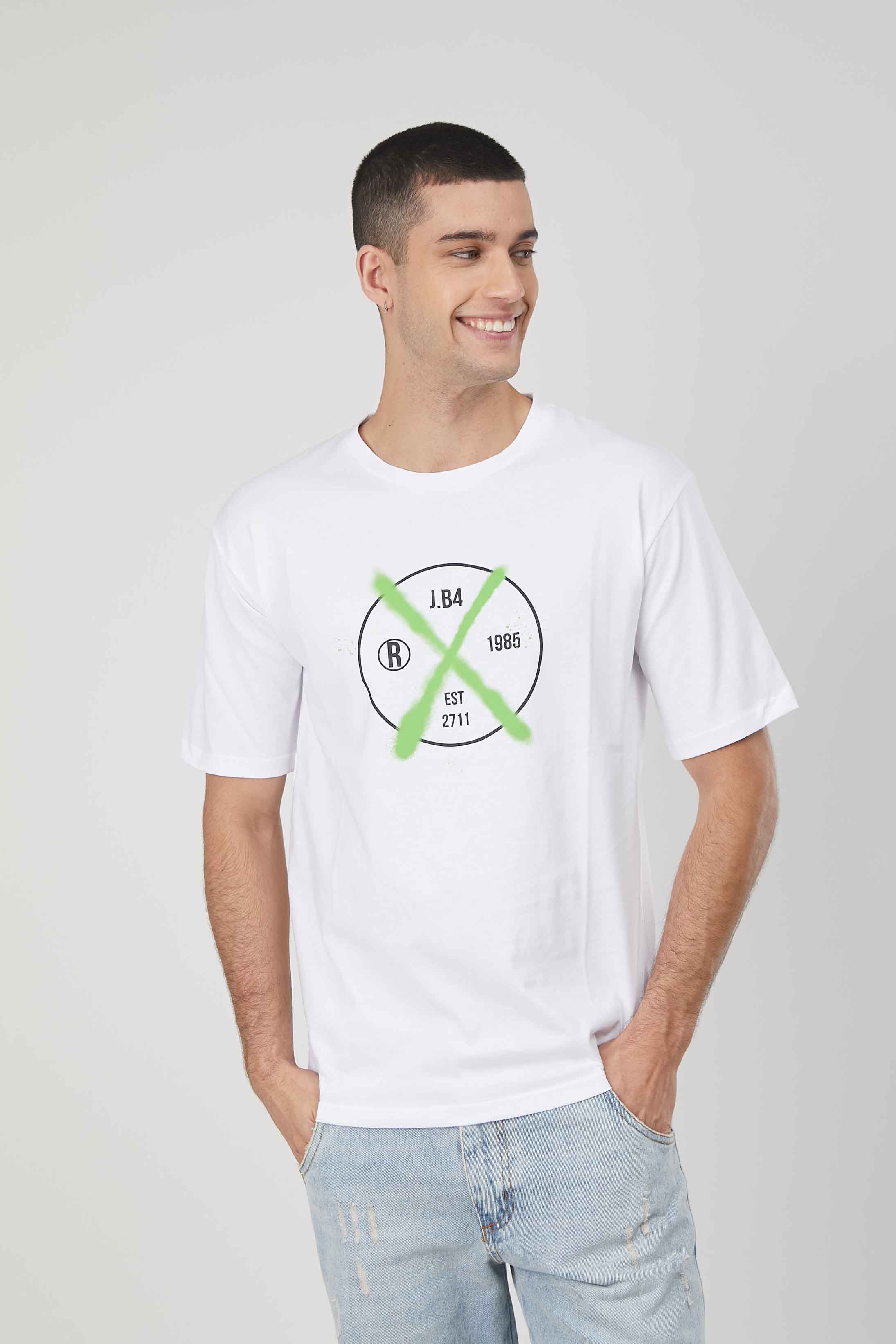 T-SHIRT STAMPA X-SPRAY WHITE