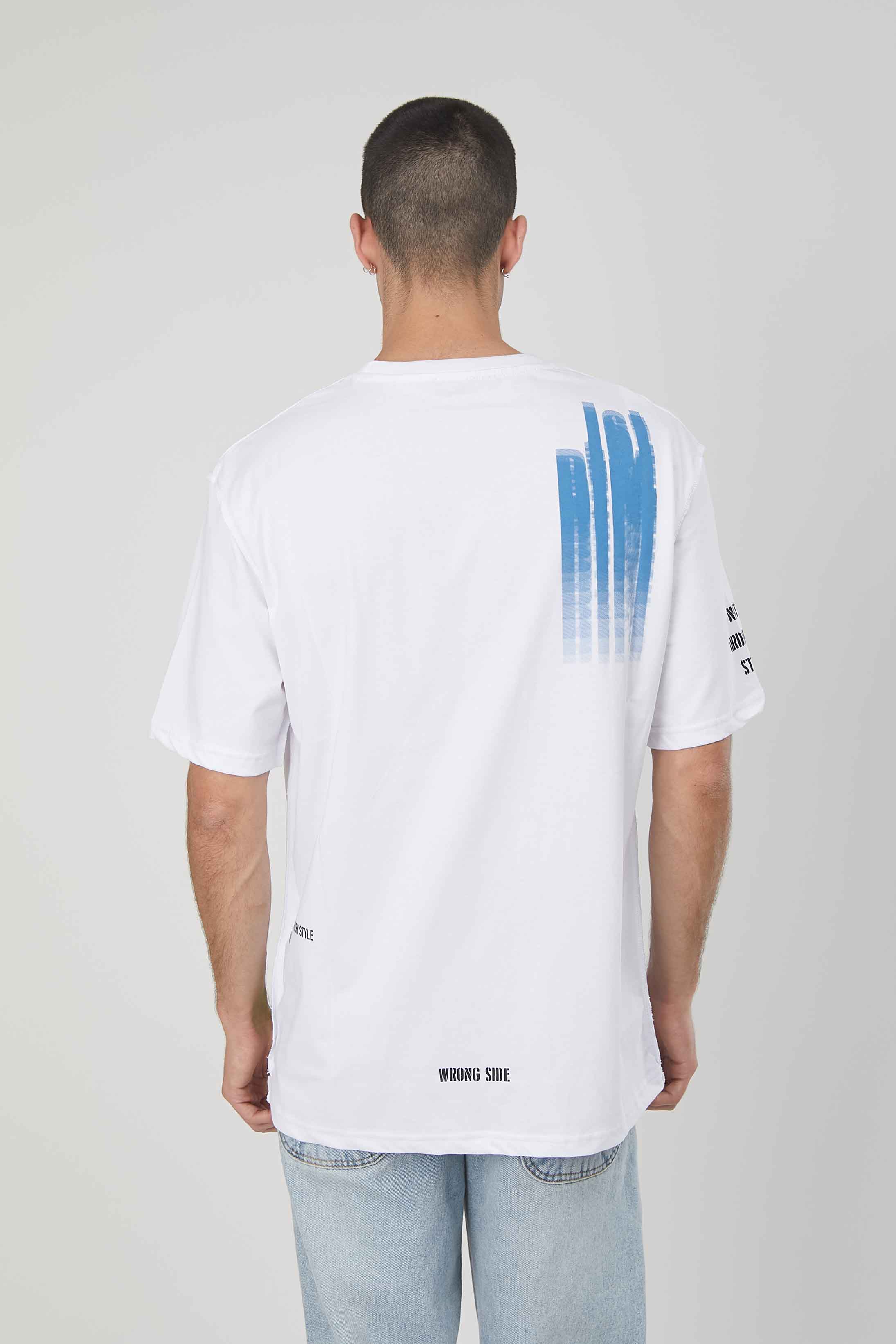 T-SHIRT CUCITURE AL CONTRARIO WHITE