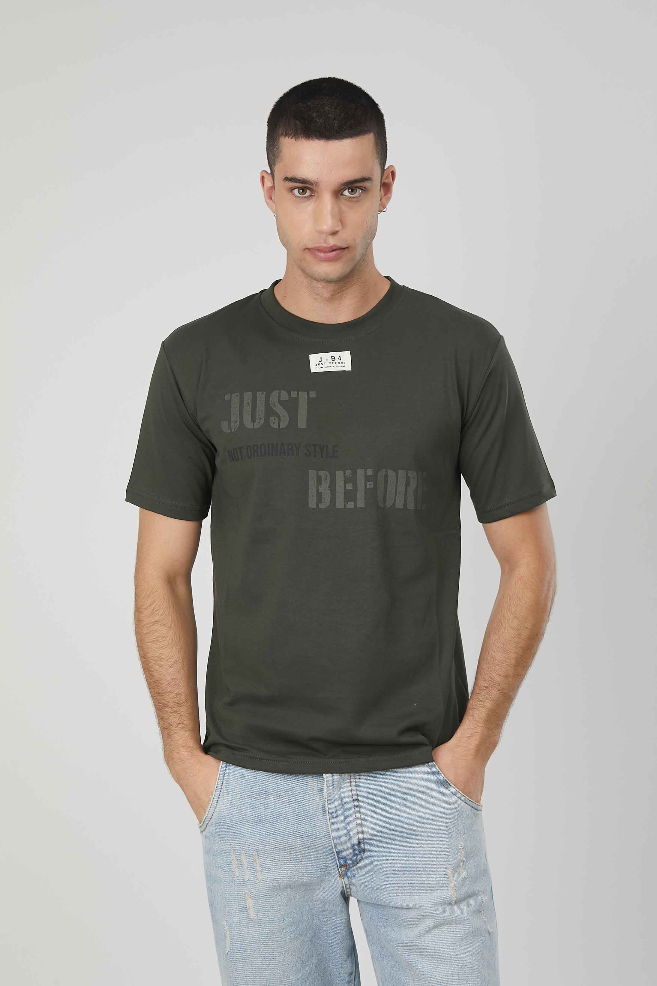 T-SHIRT STAMPA MILITARY STYLE