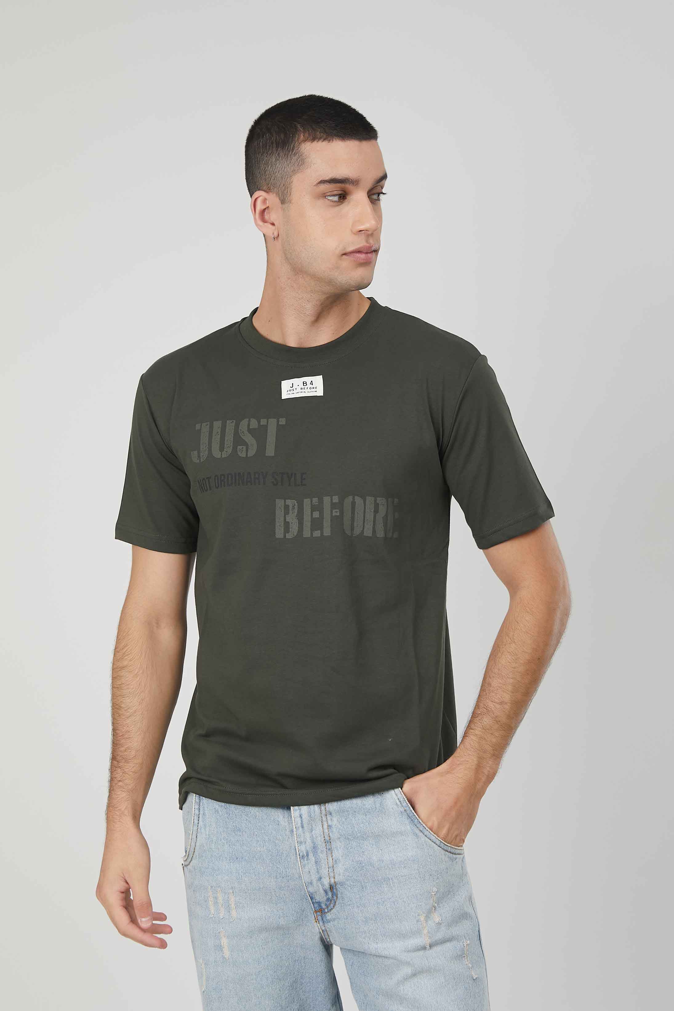 T-SHIRT STAMPA MILITARY STYLE