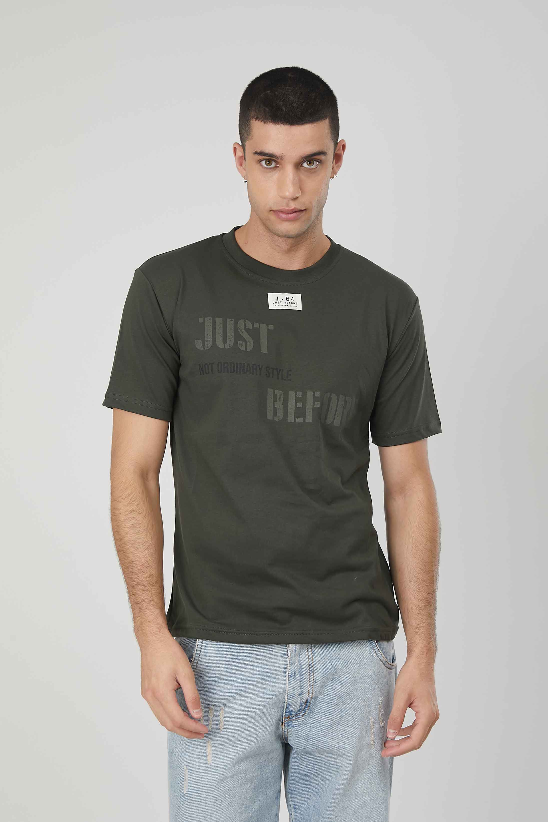 T-SHIRT STAMPA MILITARY STYLE