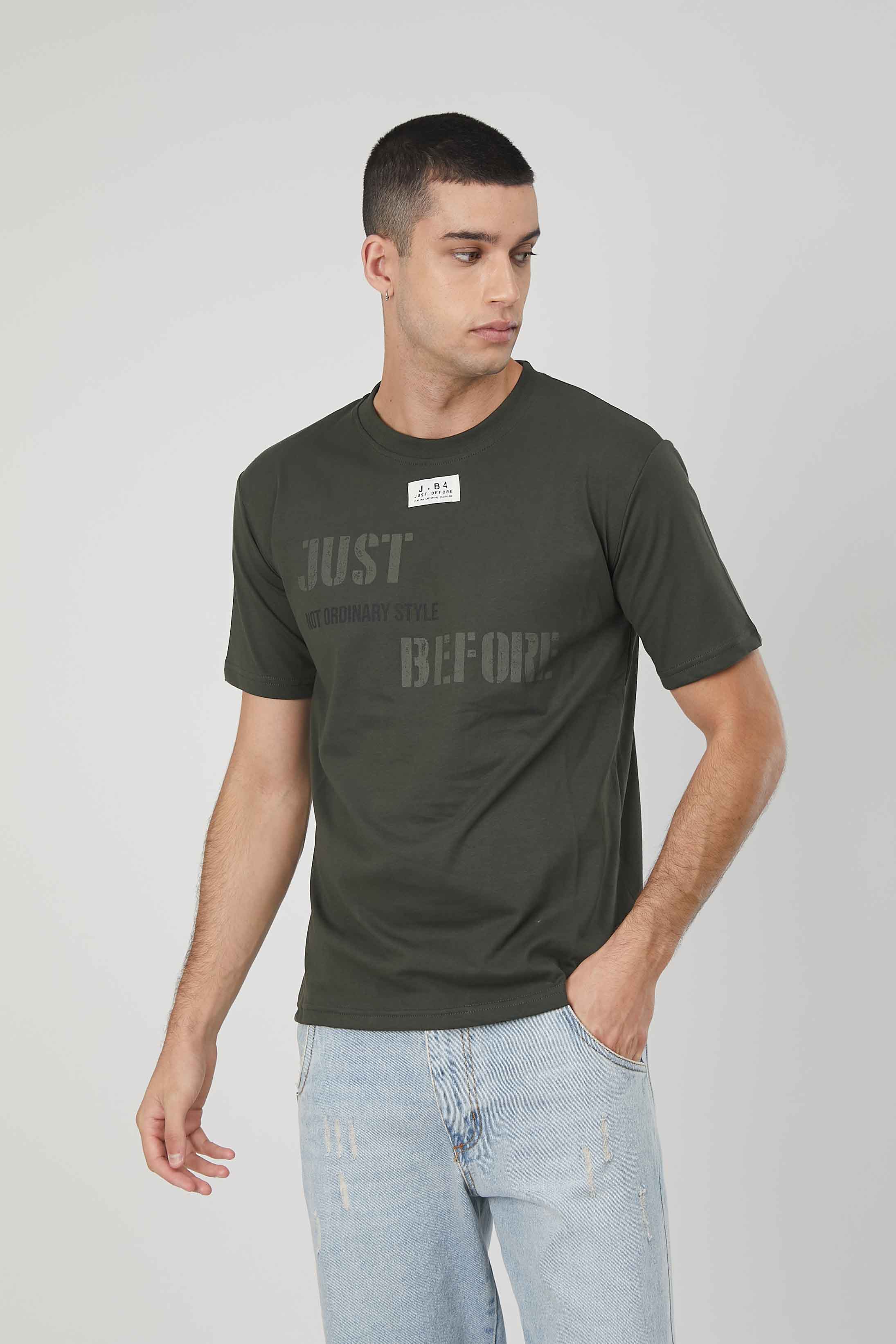 T-SHIRT STAMPA MILITARY STYLE