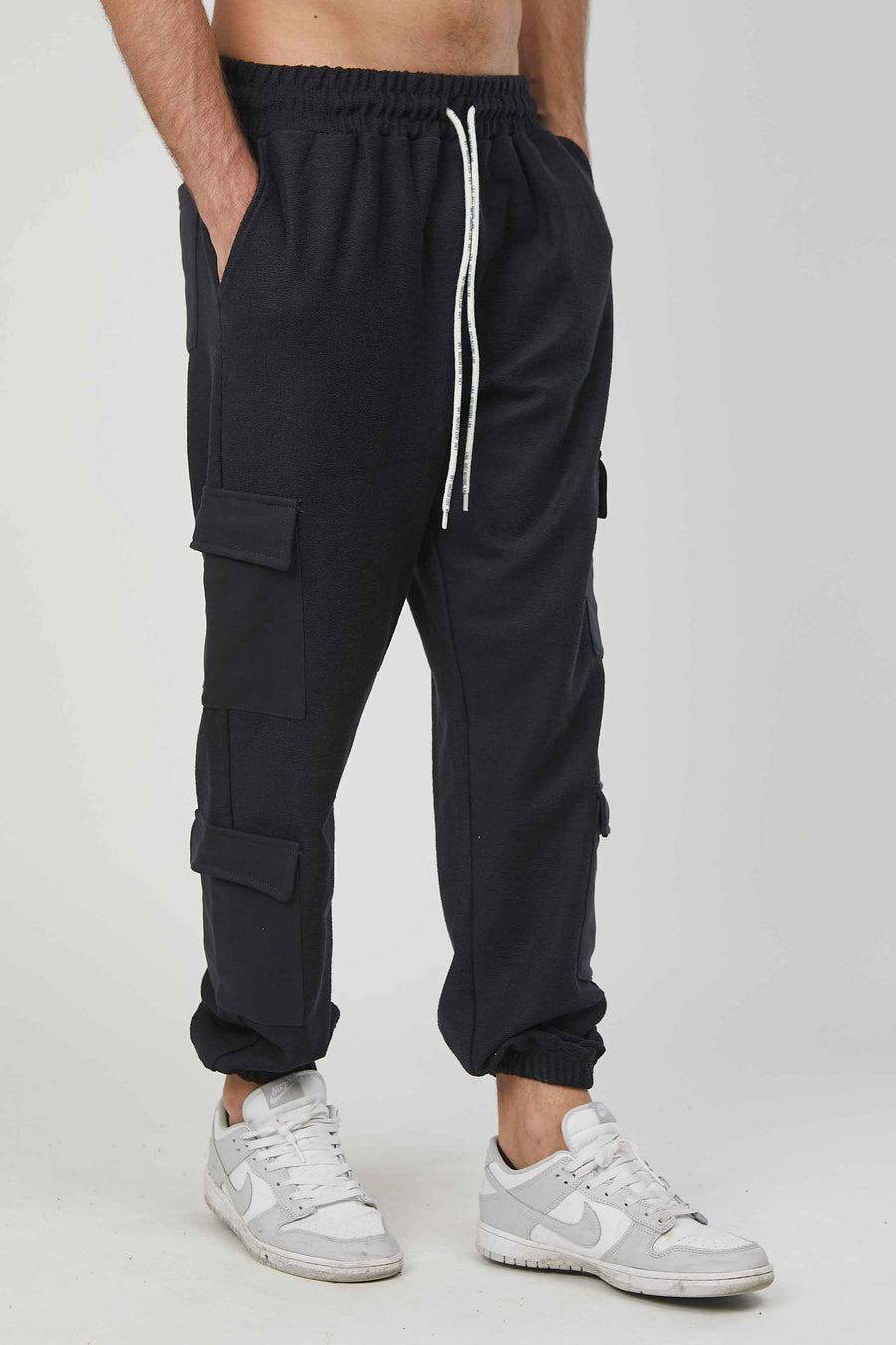 CARGO SWEATSHIP PANTS TO THE AGAINST GREY