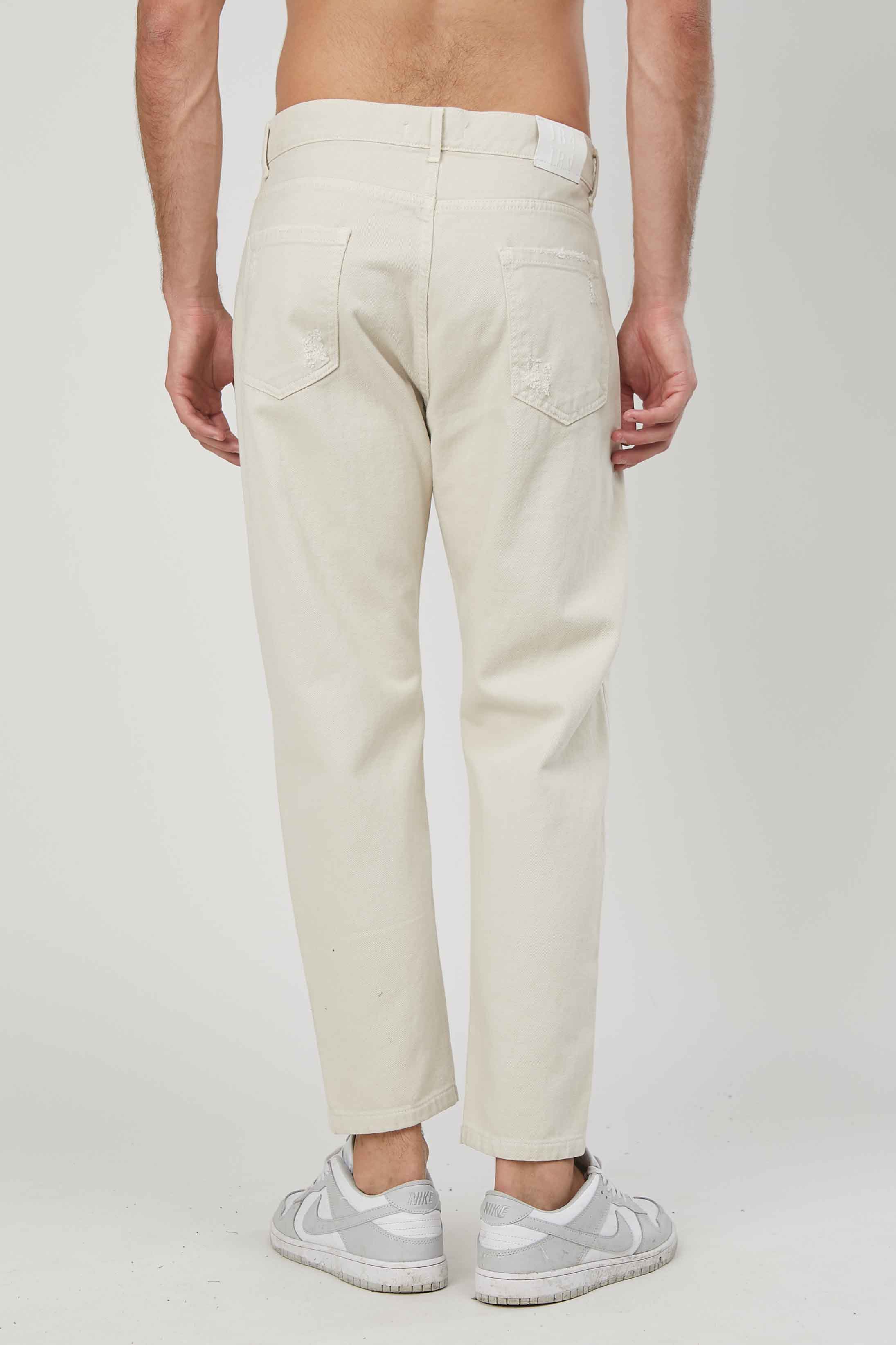 JEANS ROTTURE CREAM