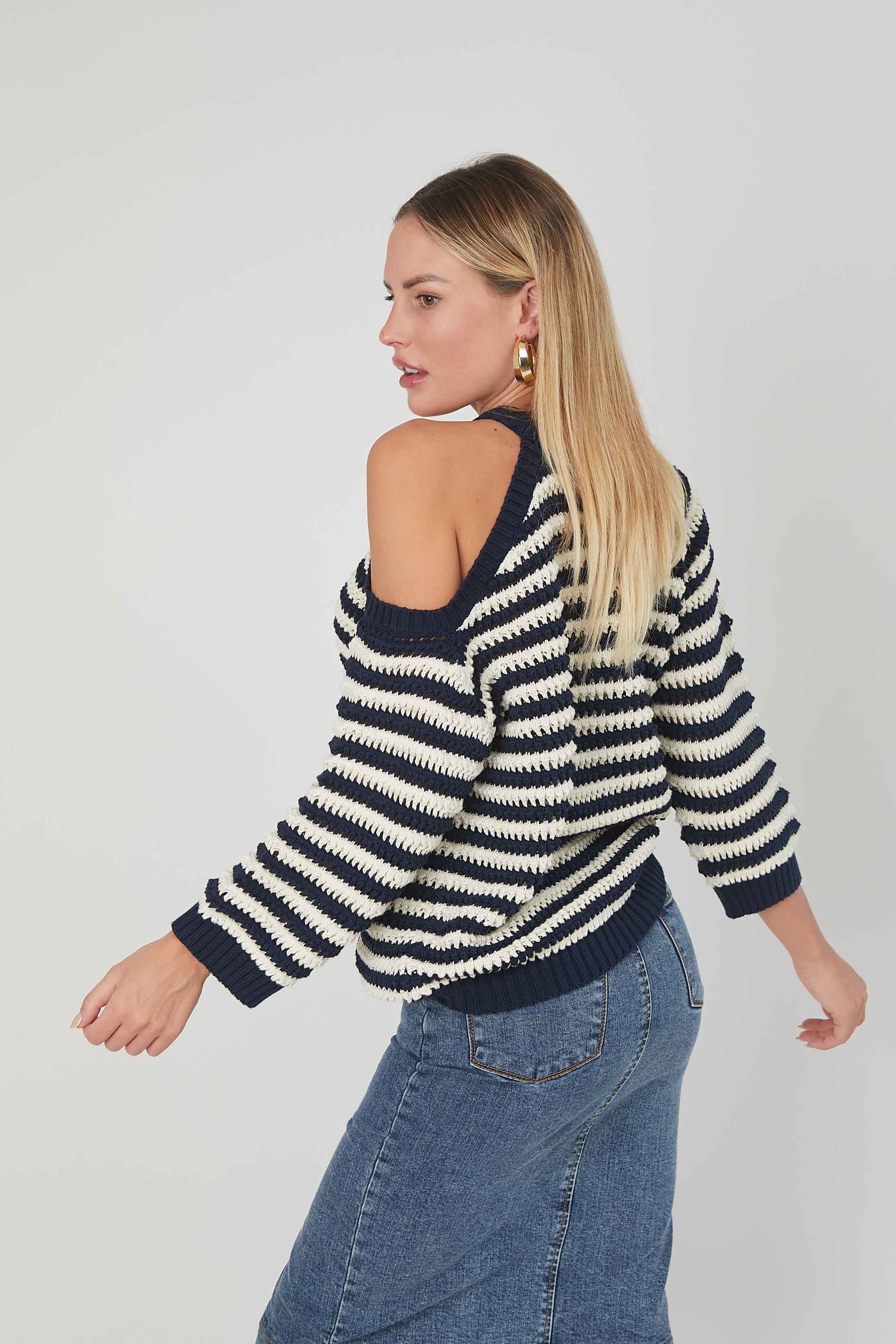 STRIPES BLACK &amp; WHITE JERSEY