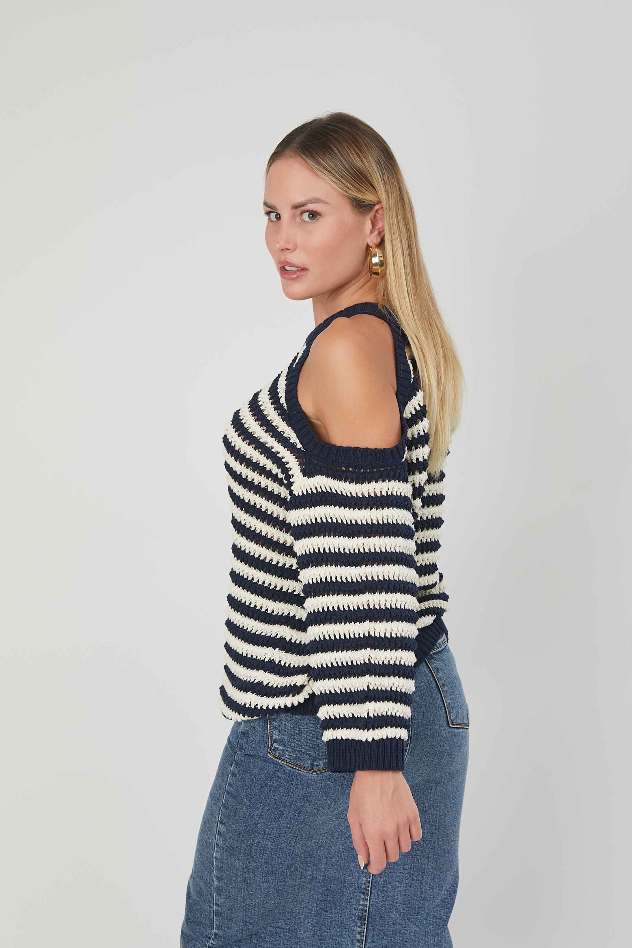 STRIPES BLACK &amp; WHITE JERSEY