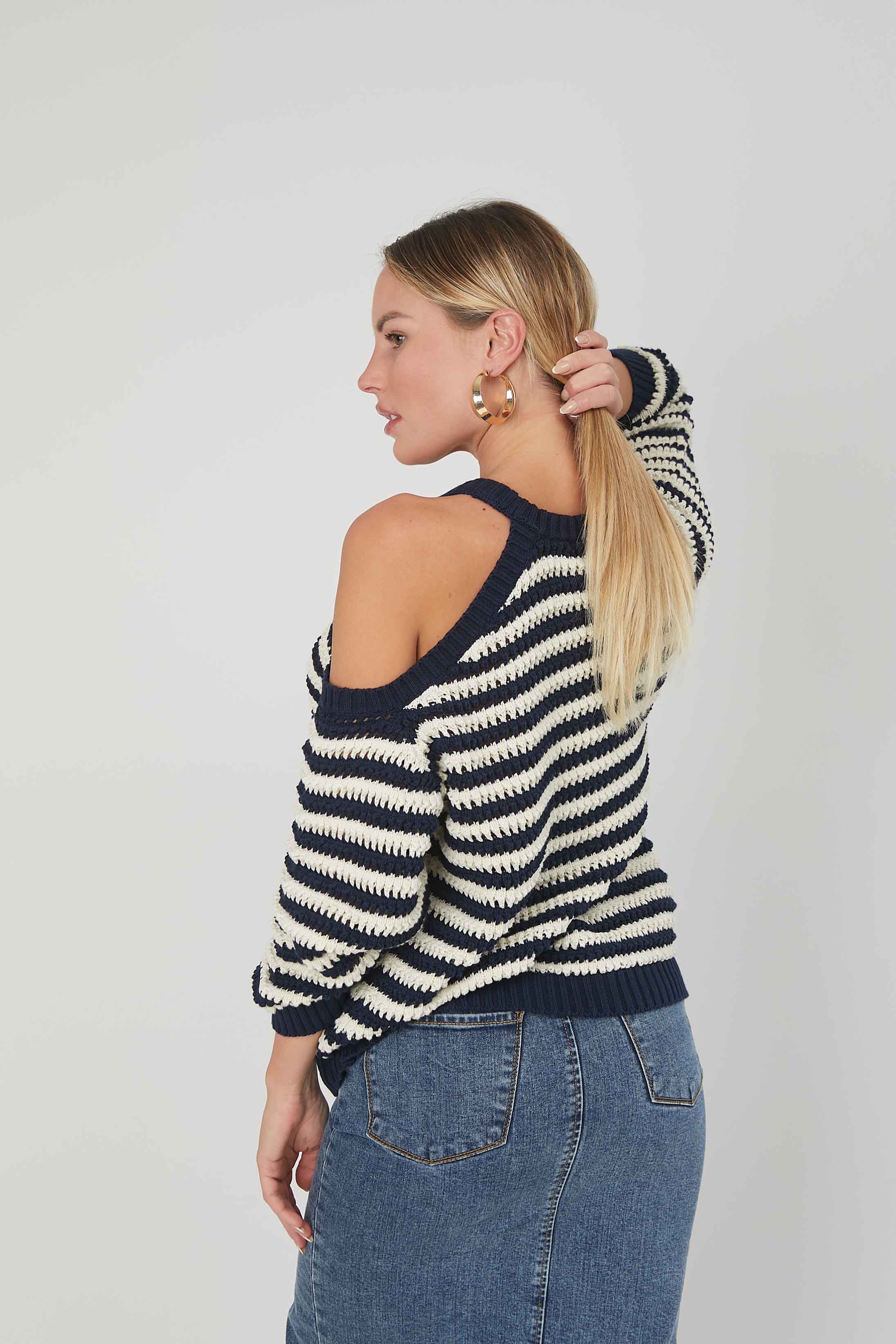 STRIPES BLACK &amp; WHITE JERSEY