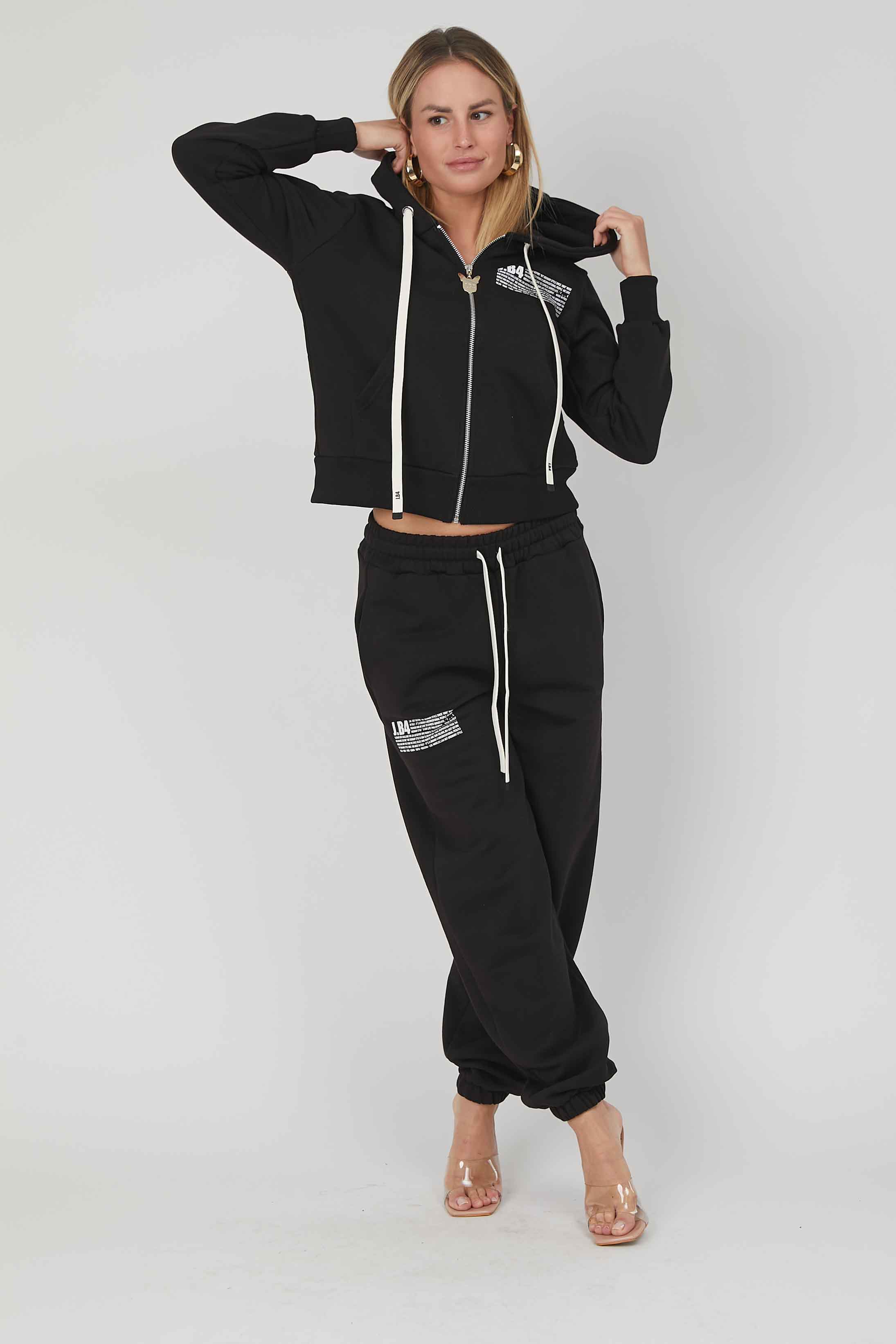 JOGGERS BLACK PRESS SWEATSHIRT