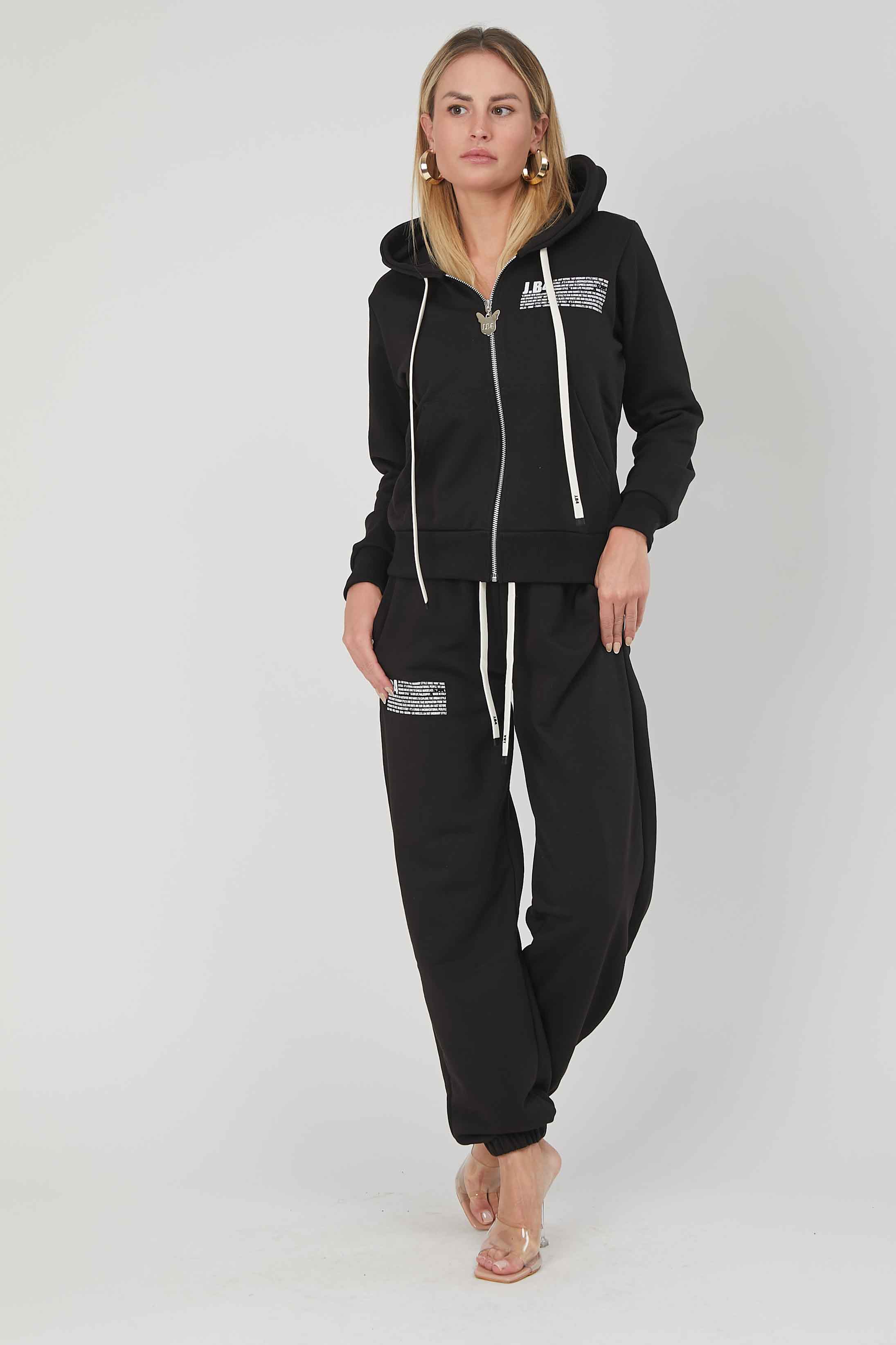 JOGGERS BLACK PRESS SWEATSHIRT