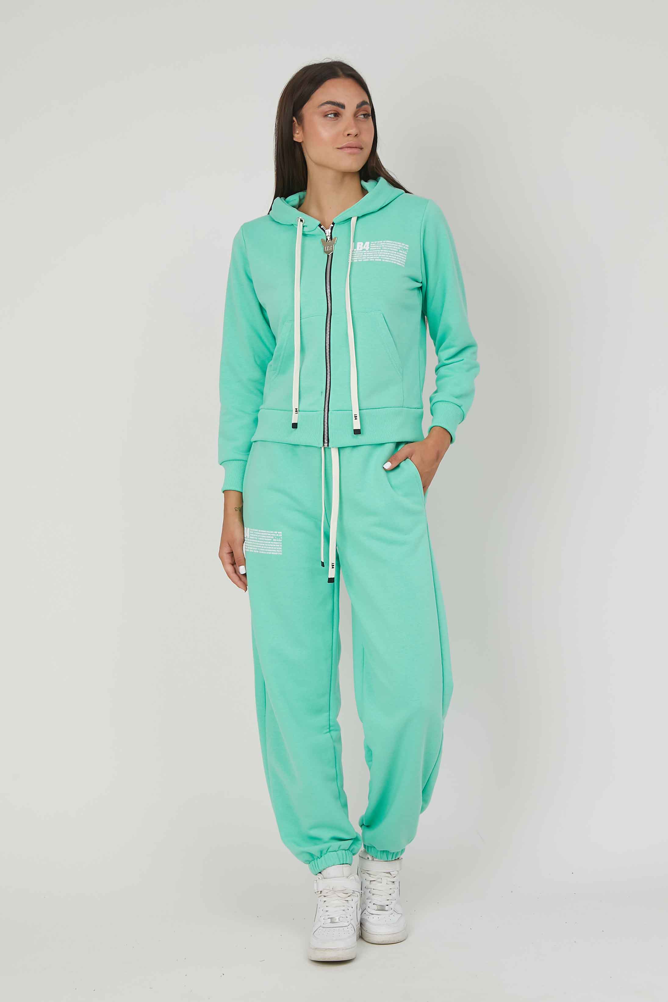 JOGGERS FELPA STAMPA TIFFANY
