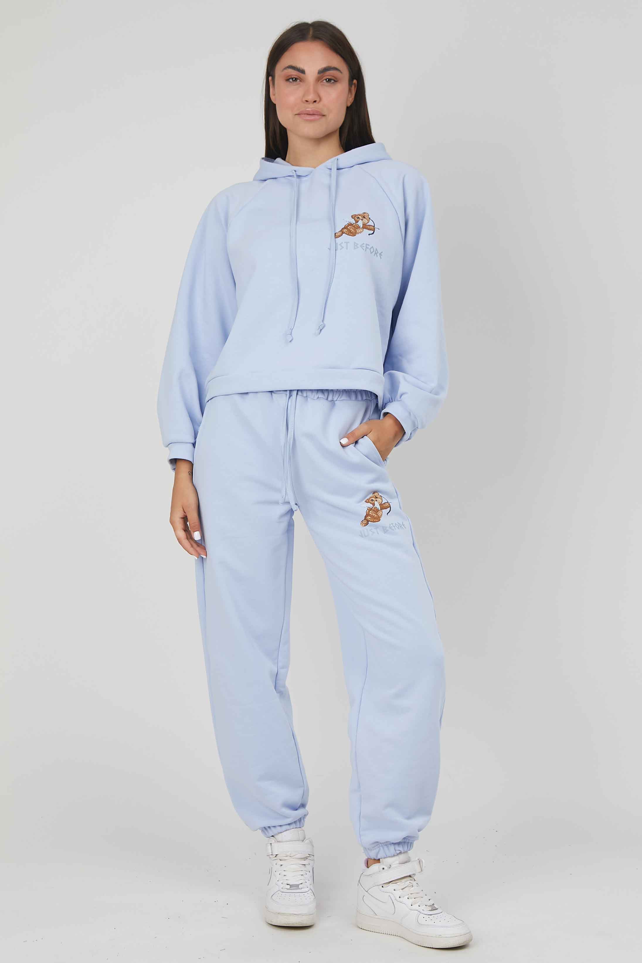 PANTALONI ORSETTO CUPIDO LIGHT BLUE