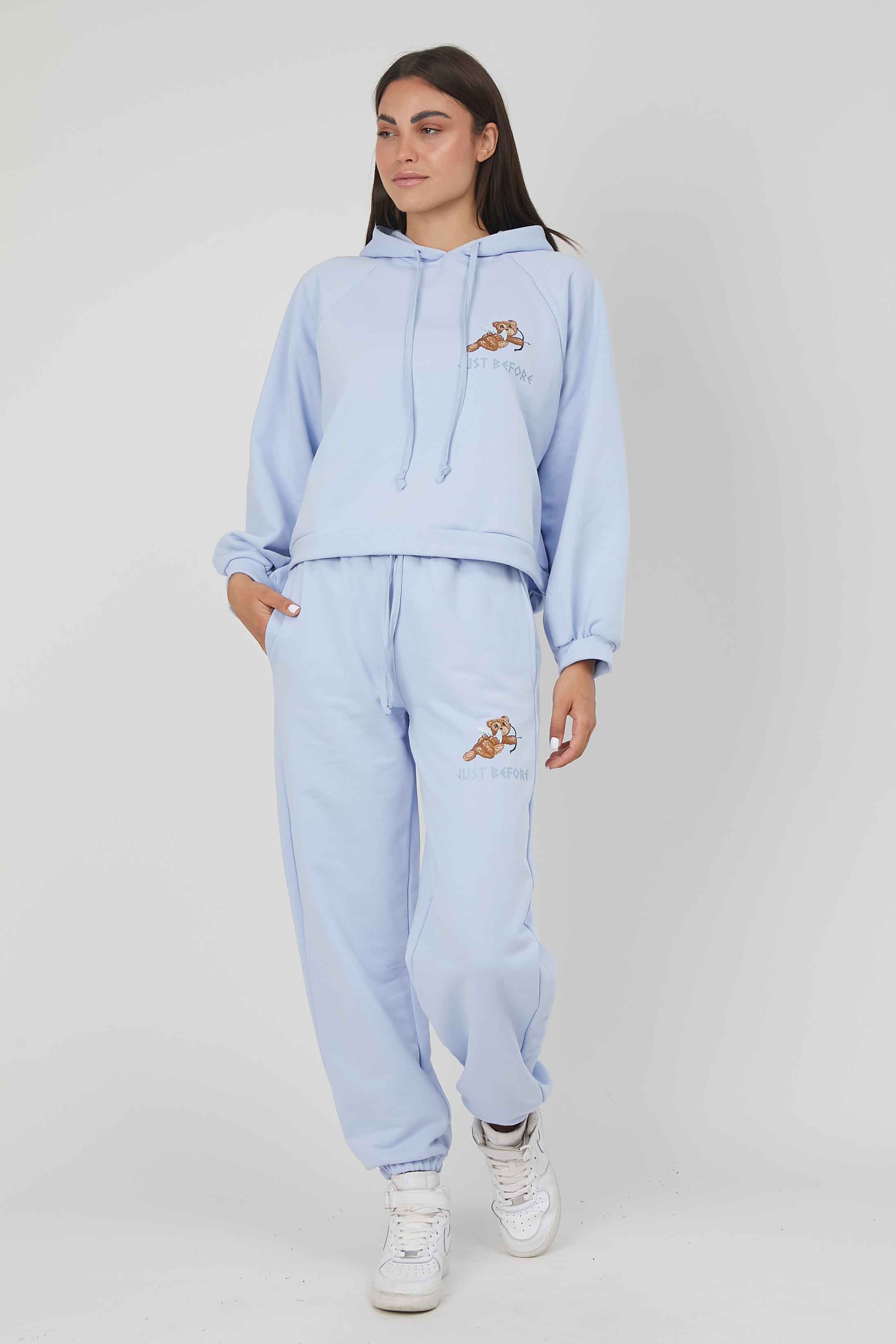 PANTALONI ORSETTO CUPIDO LIGHT BLUE