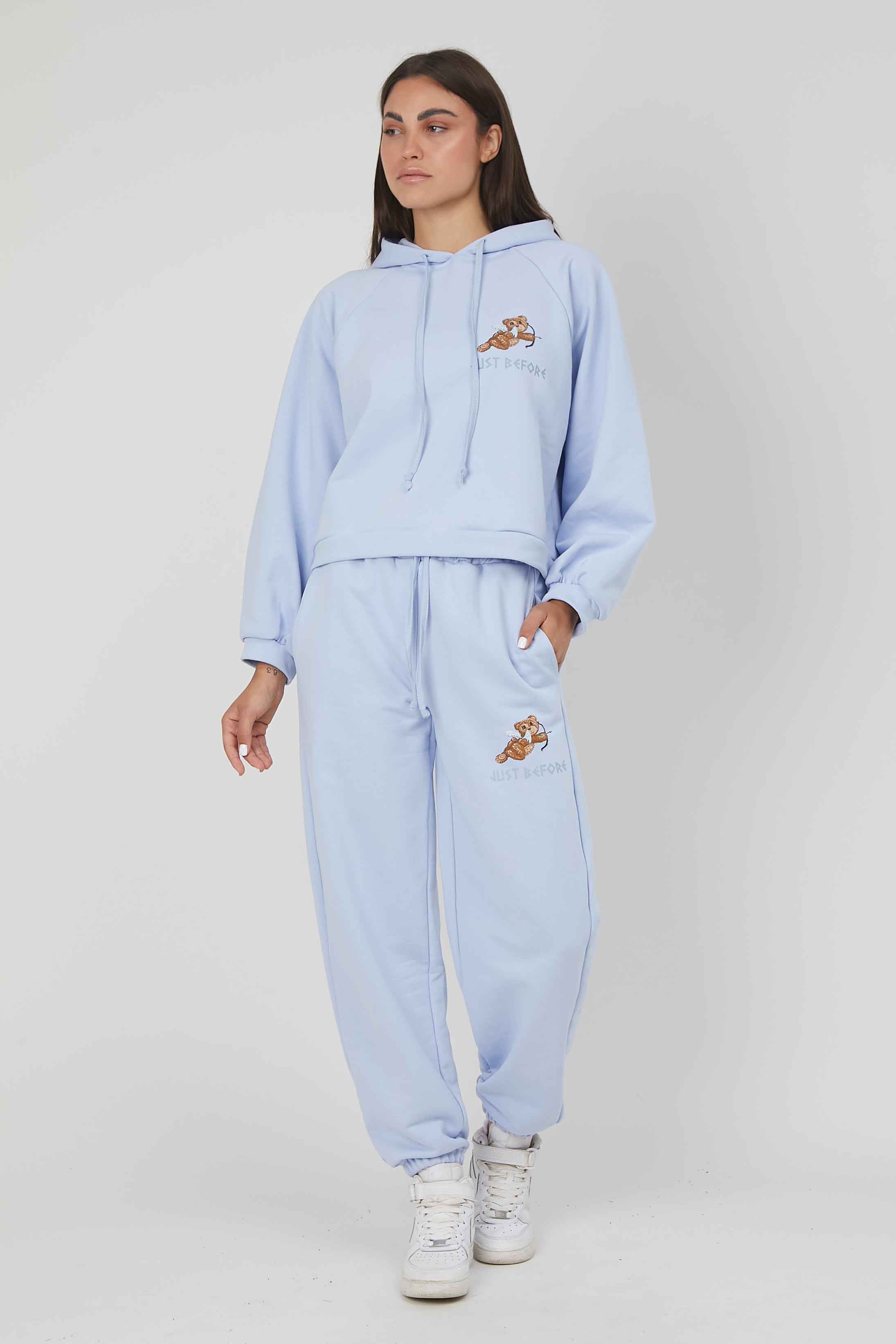 PANTALONI ORSETTO CUPIDO LIGHT BLUE