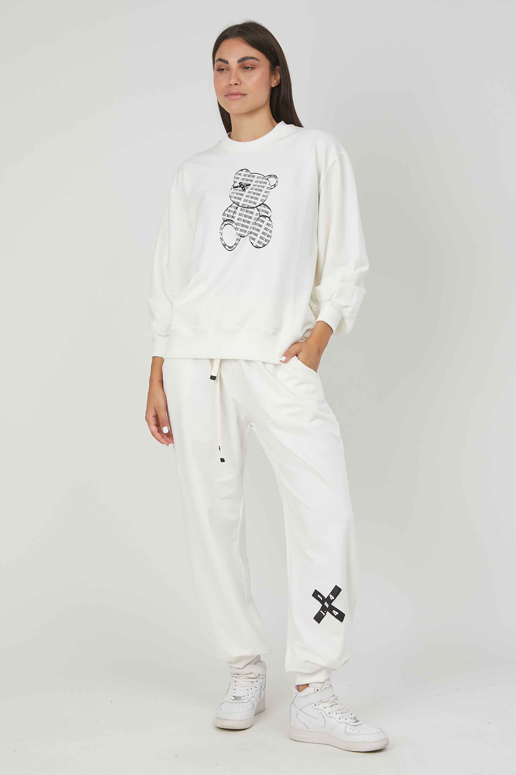 FELPA NEW ORSETTO WHITE