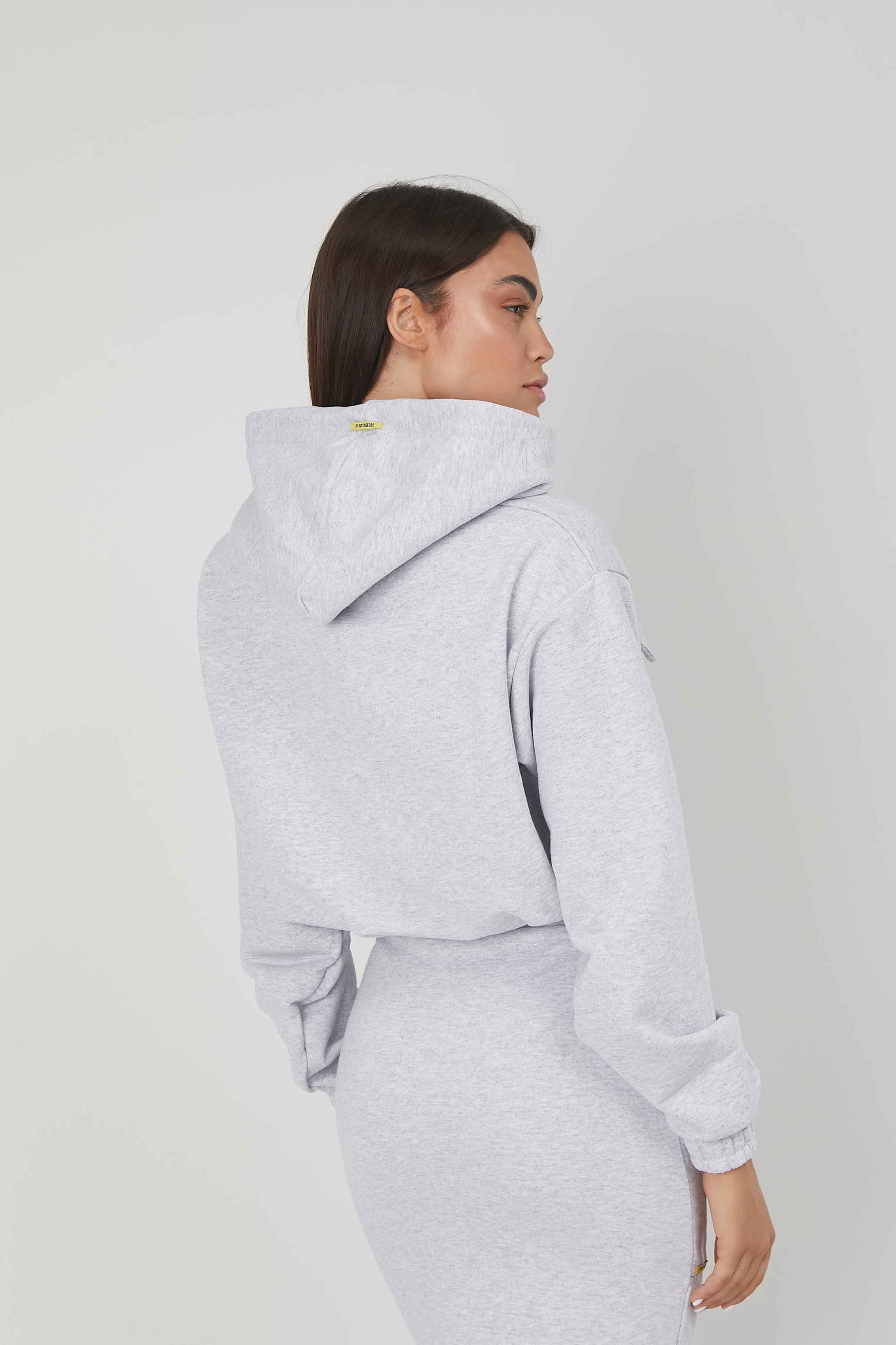 ZIP SWEATSHIRT TASCONI LIGHT GREY