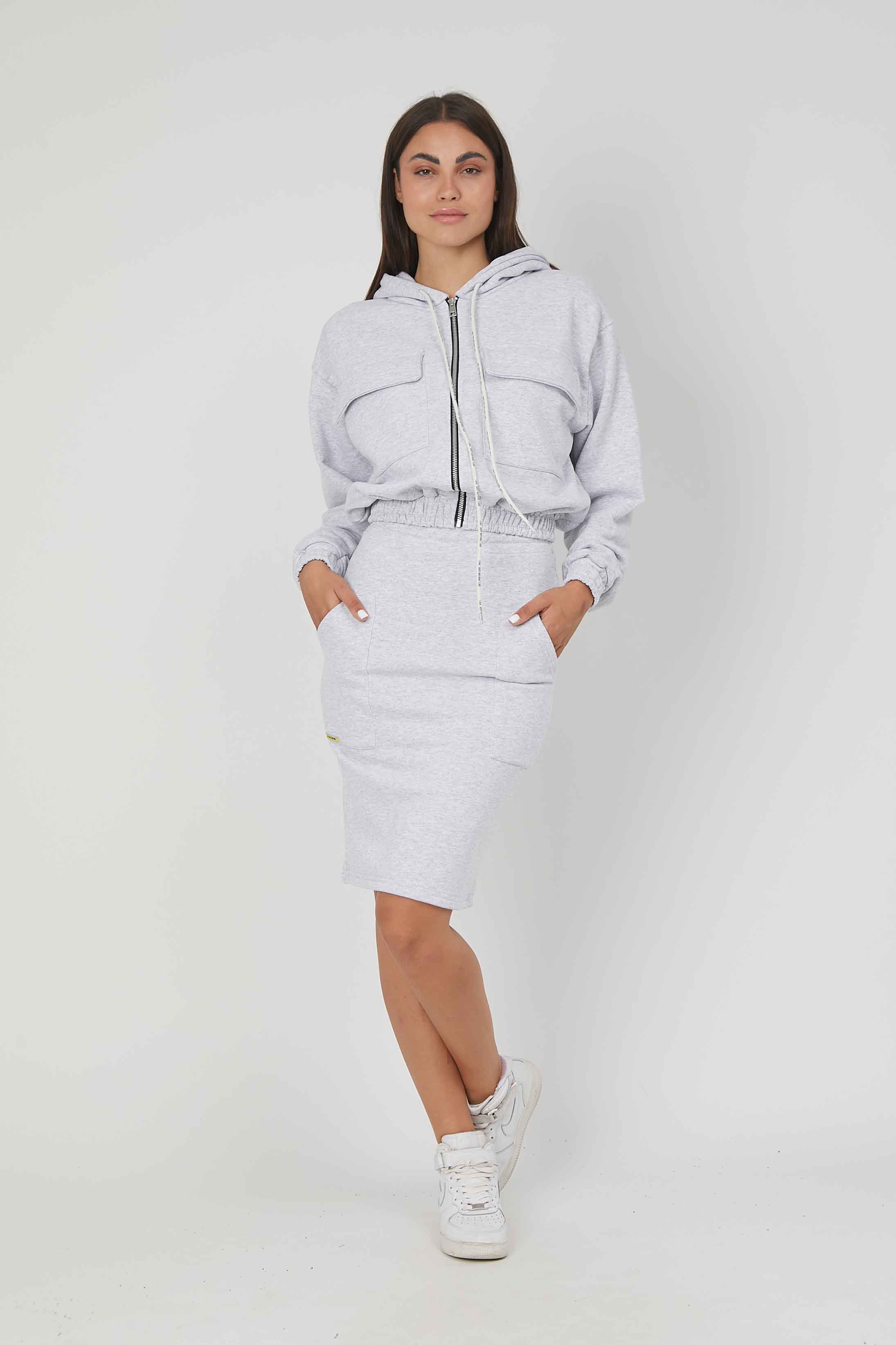 GONNA SWEATSHIP TASCONI LIGHT GREY