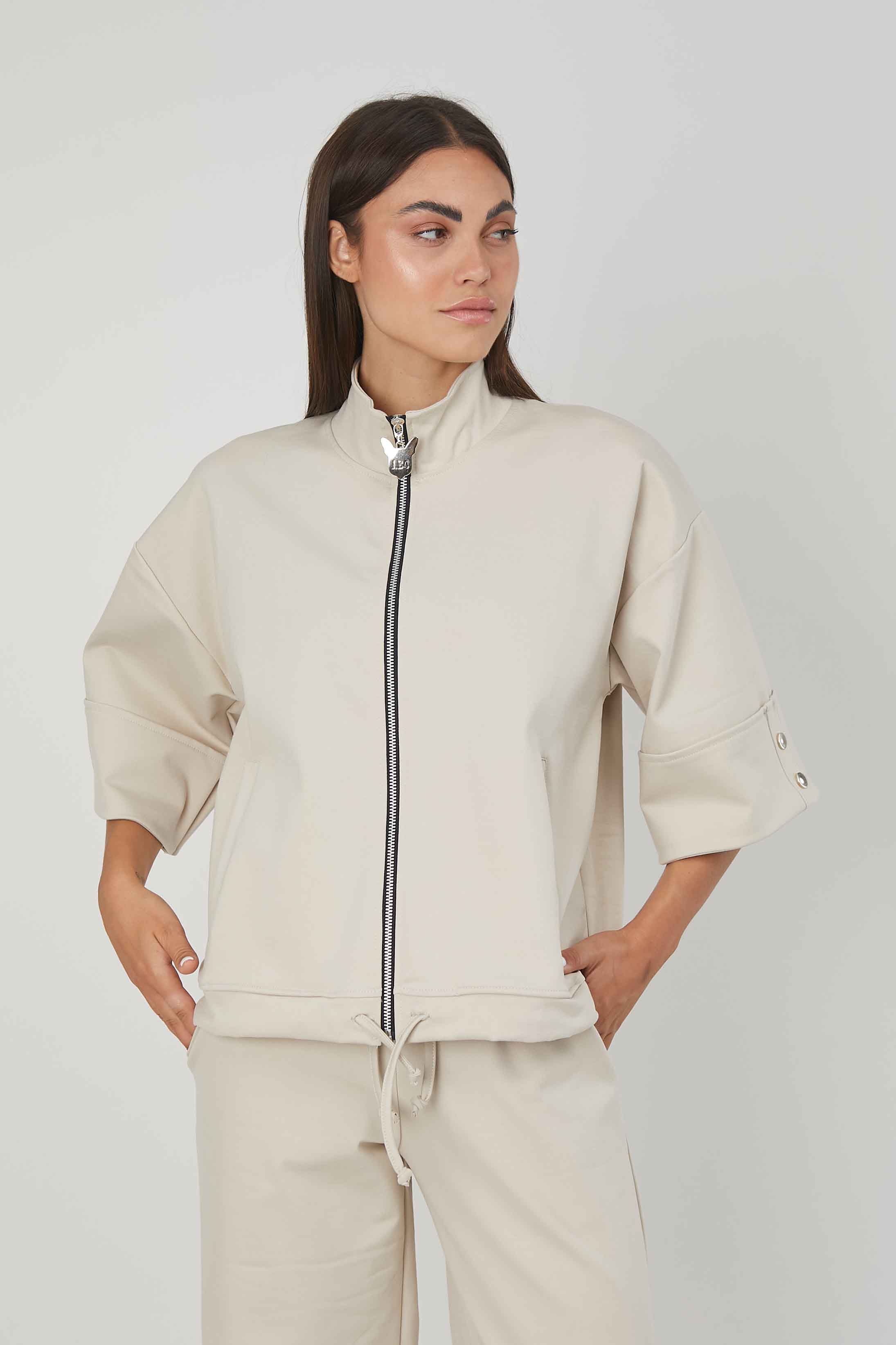 CASACCA ZIP PUNTO MILANO SAND