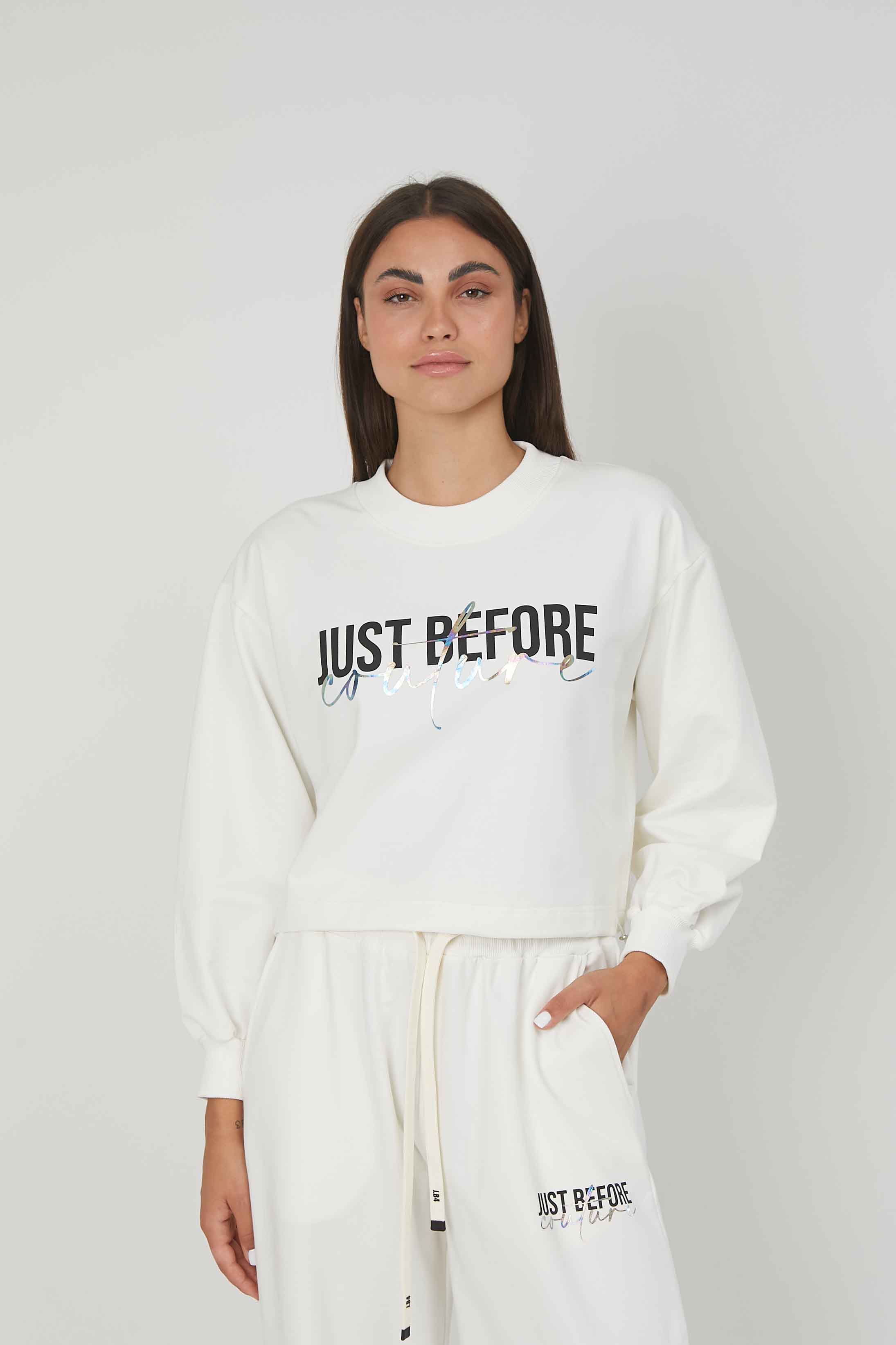 FELPA JUST BEFORE COUTURE OFF WHITE