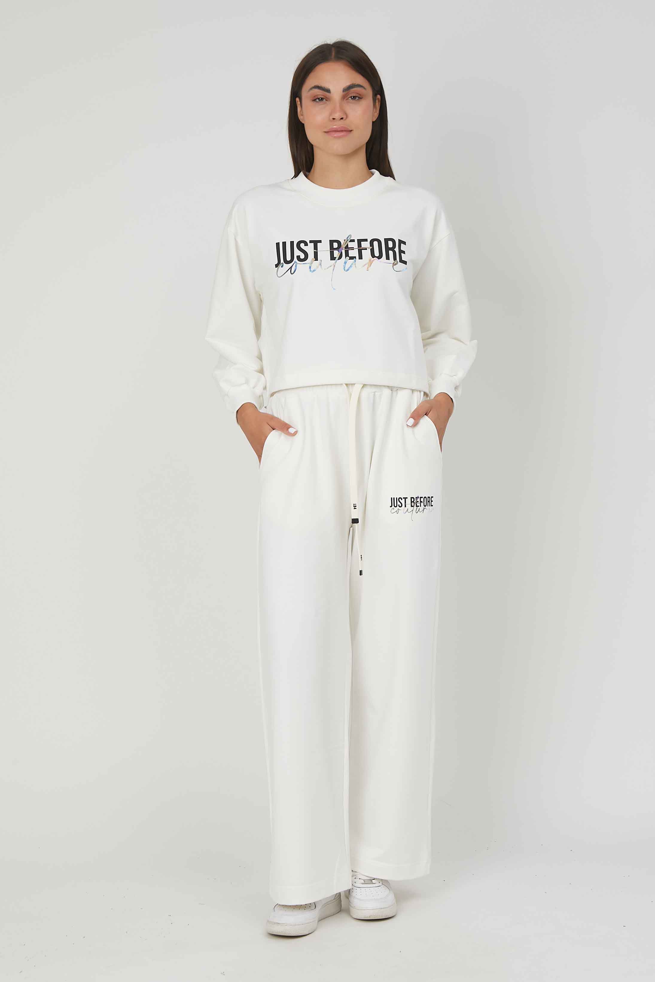 FELPA JUST BEFORE COUTURE OFF WHITE