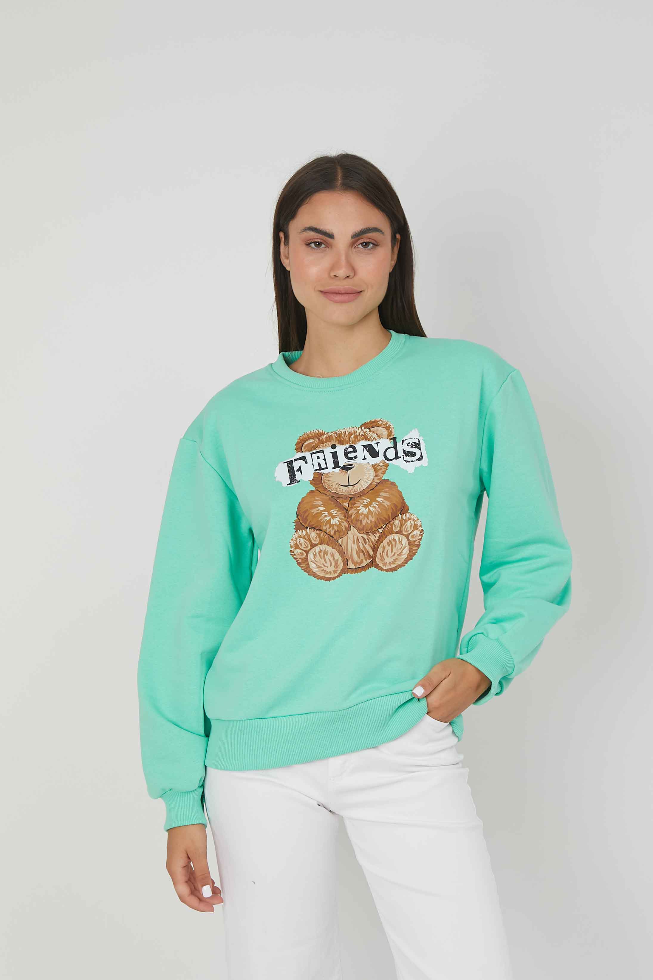 FELPA ORSETTO FRIENDS TIFFANY