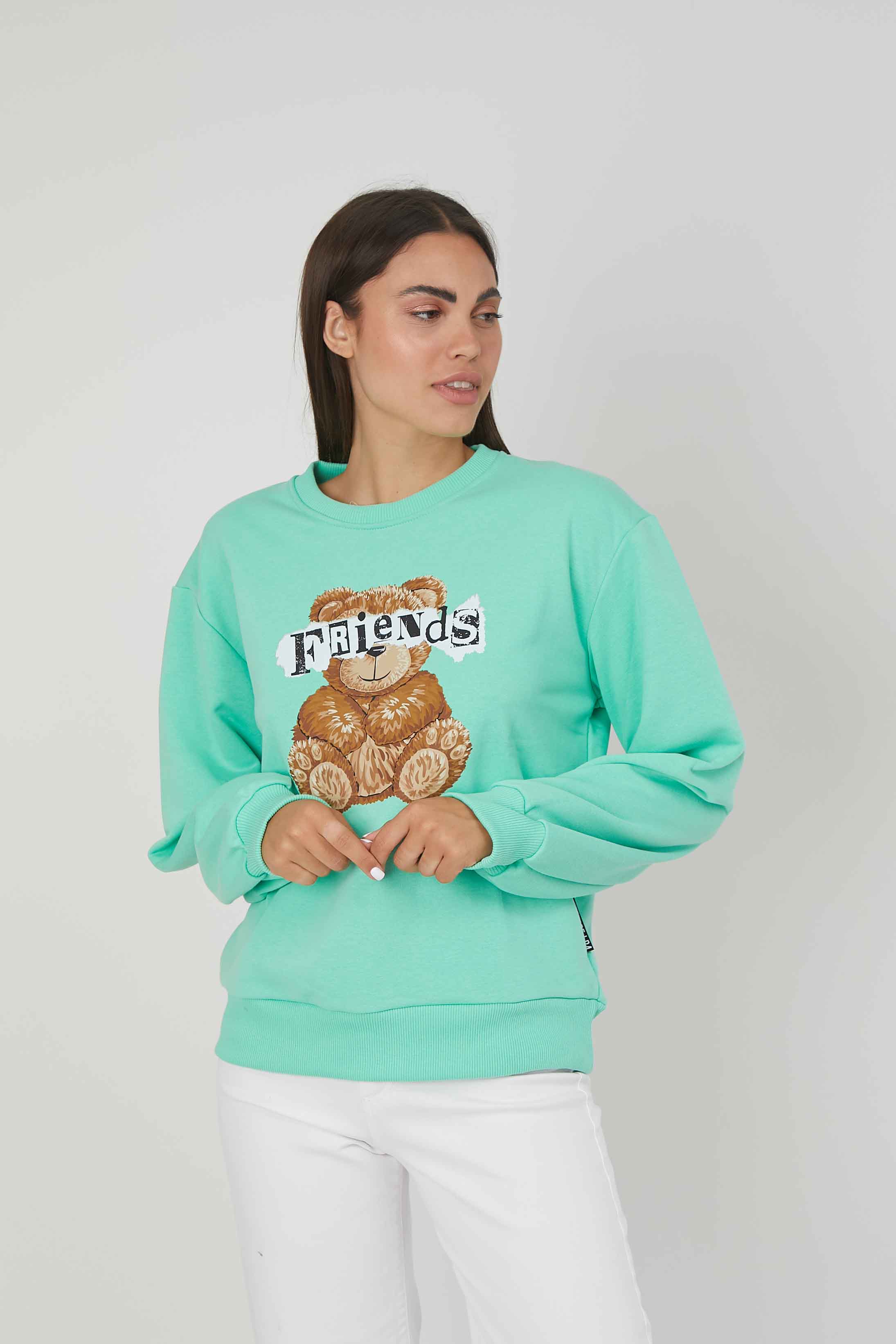 FELPA ORSETTO FRIENDS TIFFANY