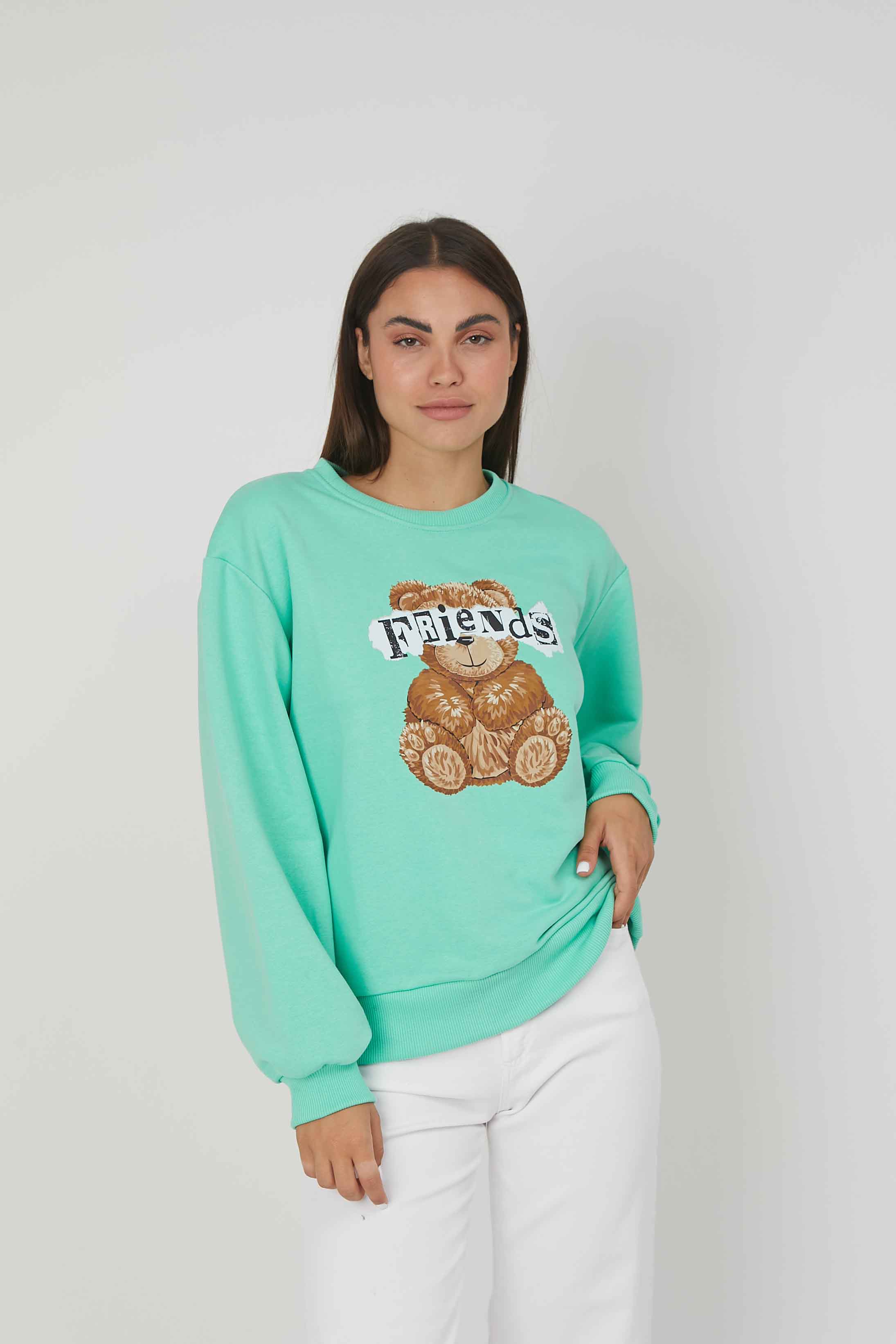 FELPA ORSETTO FRIENDS TIFFANY