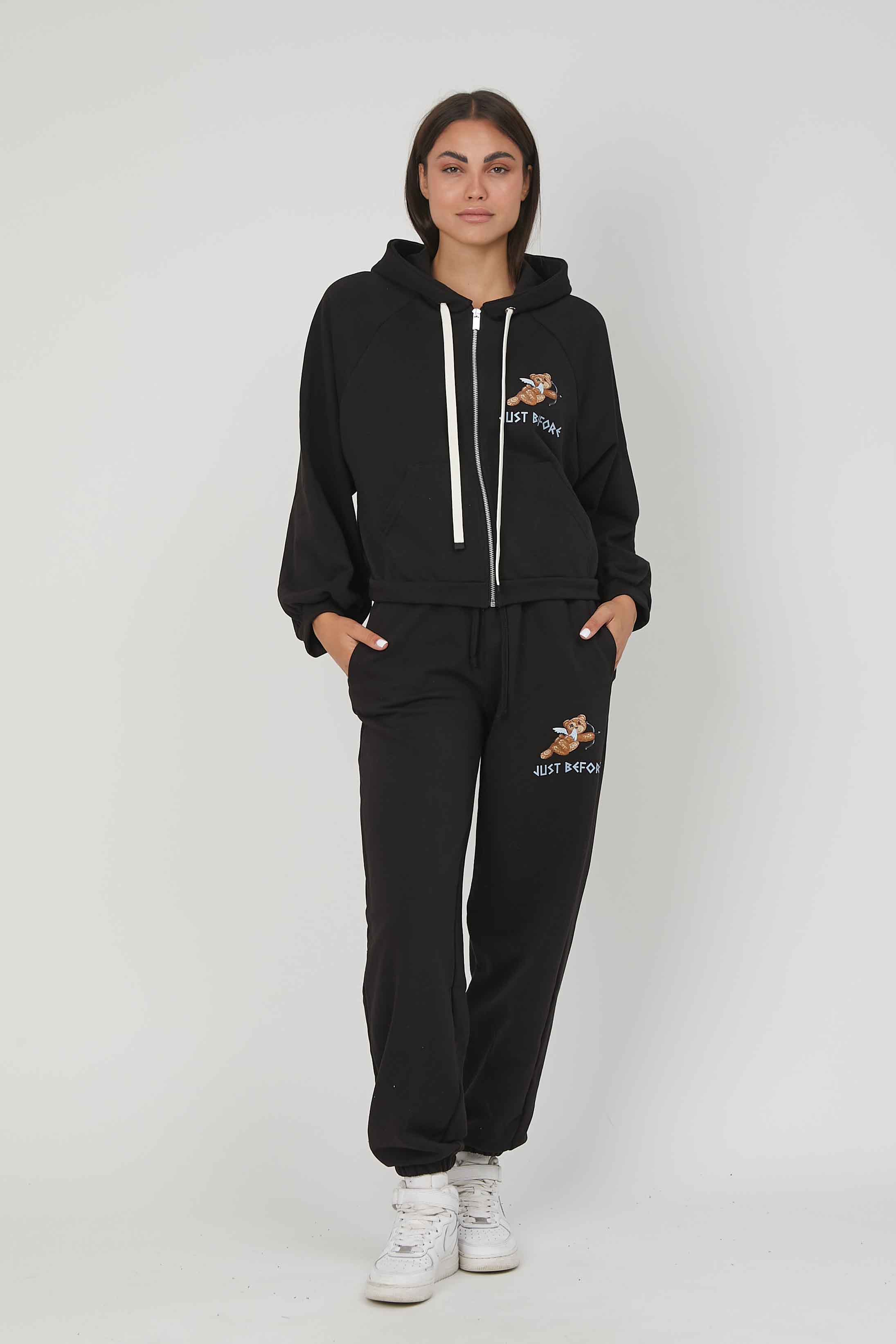 PANTALONI ORSETTO CUPIDO BLACK