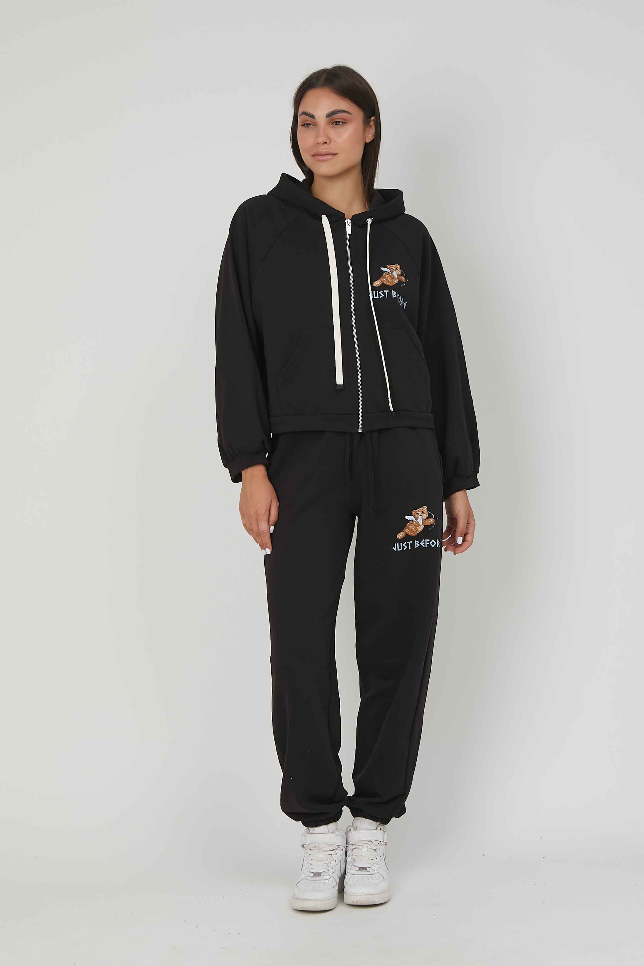 PANTALONI ORSETTO CUPIDO BLACK