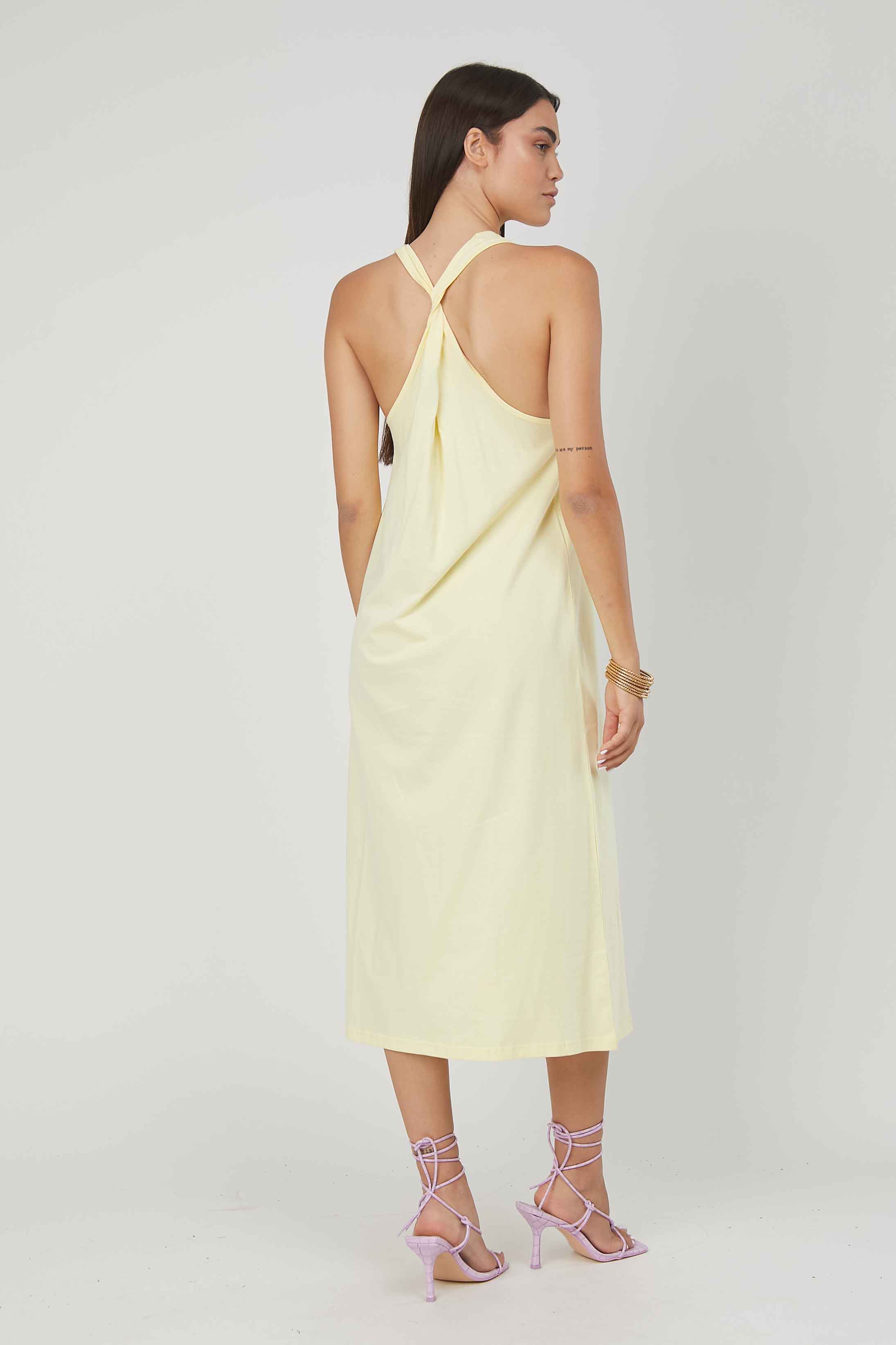 ABITO JERSEY SMANICATO YELLOW