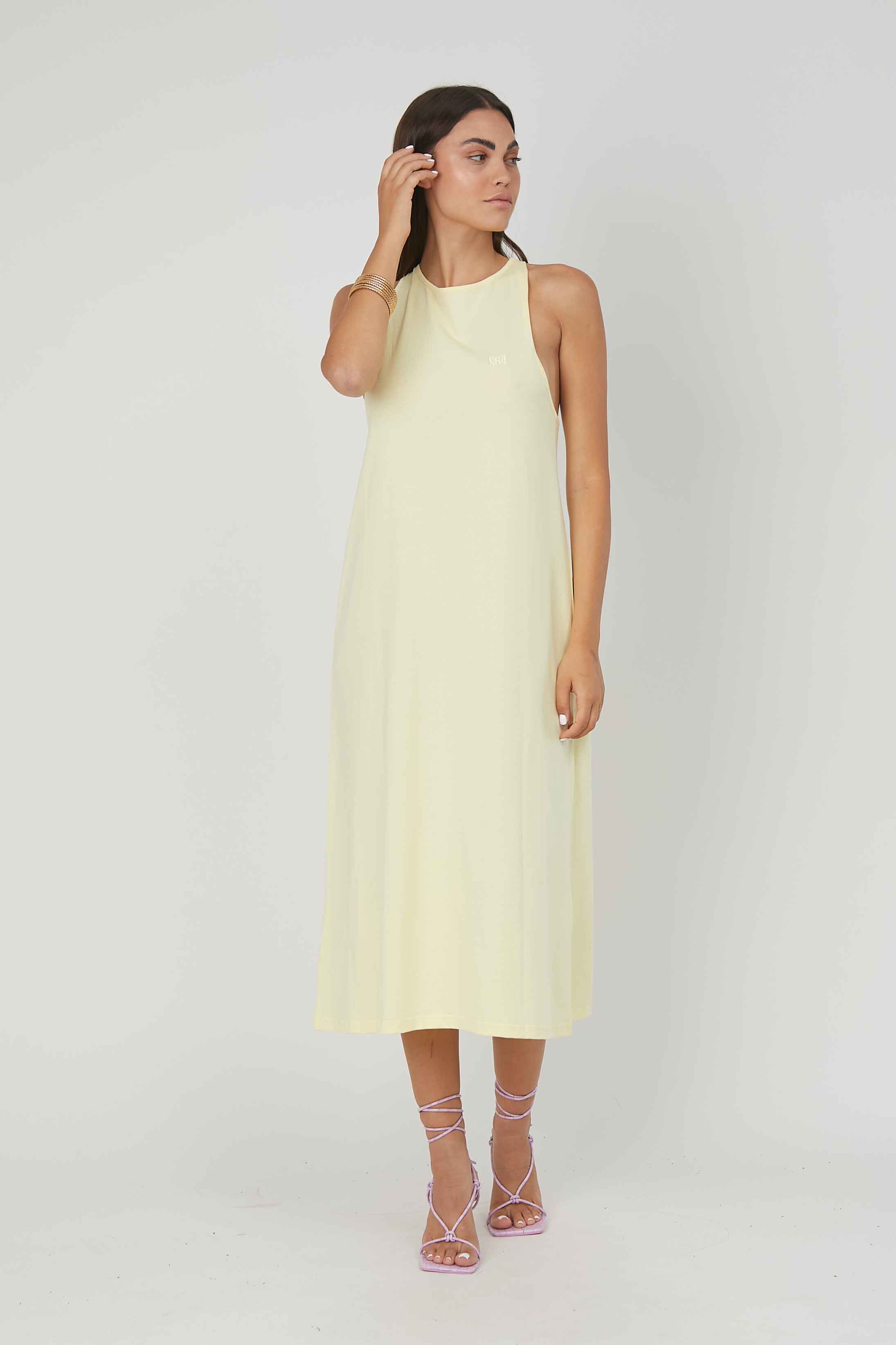 ABITO JERSEY SMANICATO YELLOW