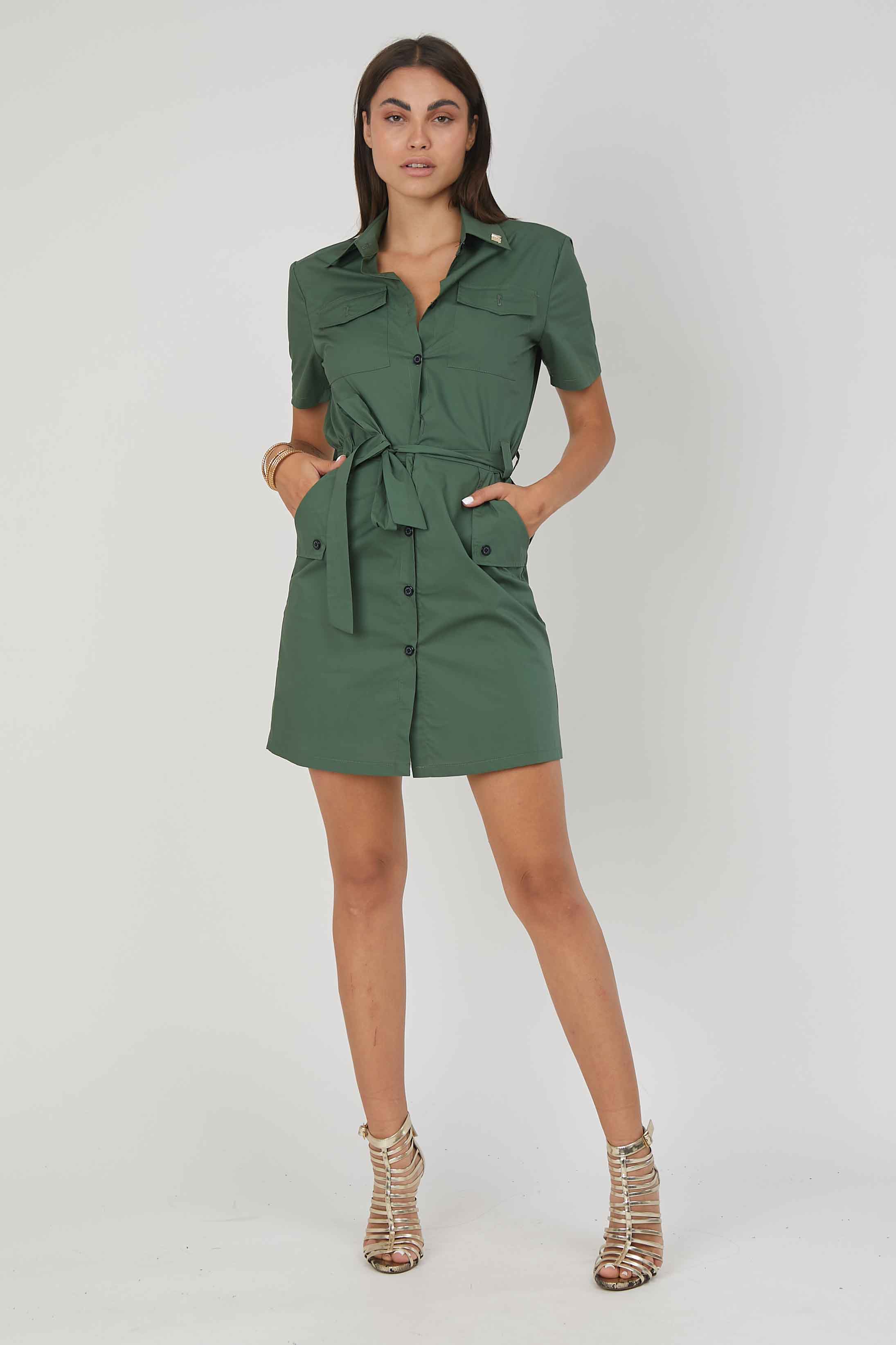 ABITO POPELINE SAFARI MILITARY