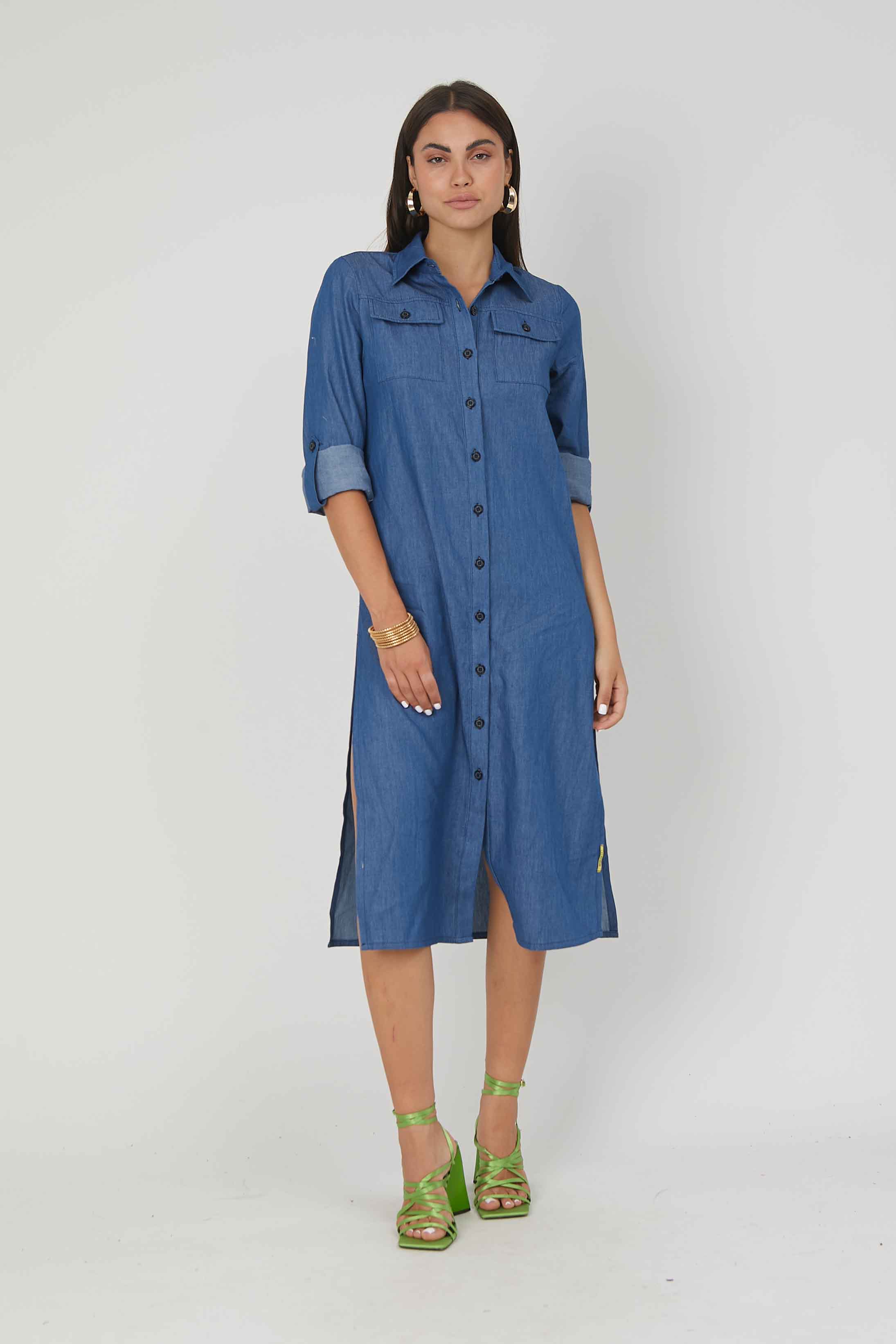 ABITO CHEMISIER DENIM