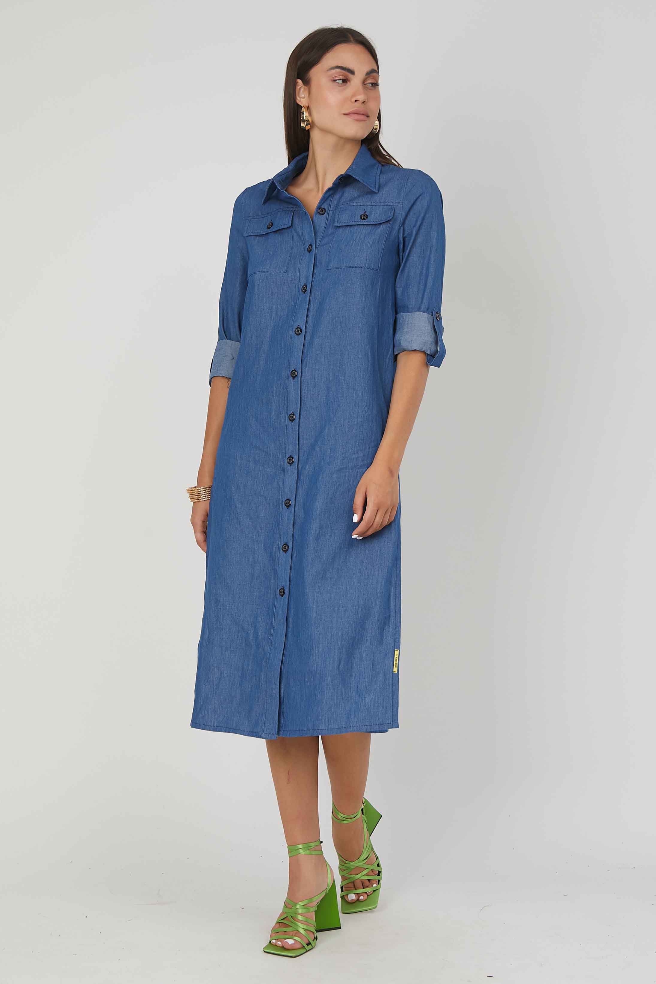 ABITO CHEMISIER DENIM