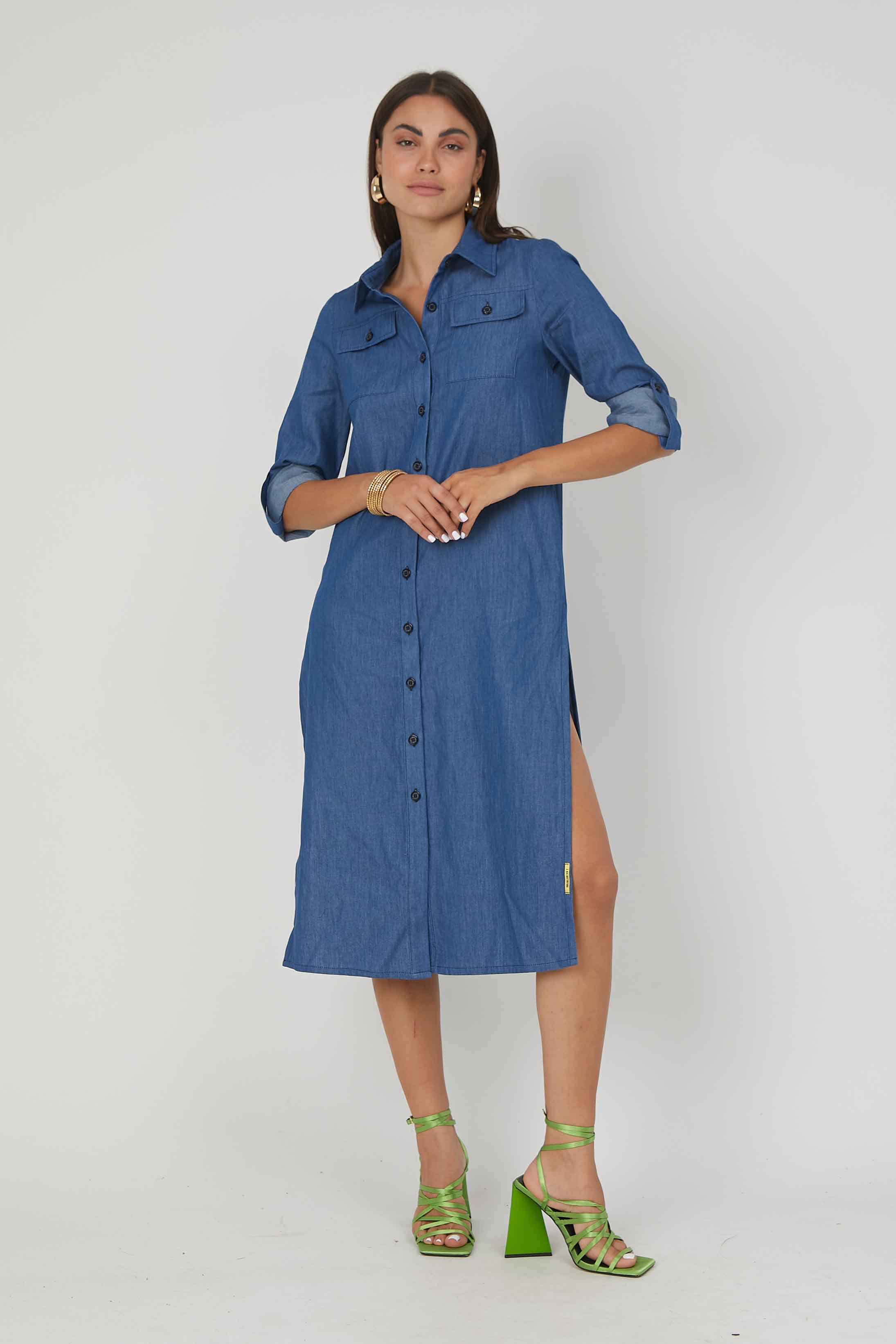 ABITO CHEMISIER DENIM