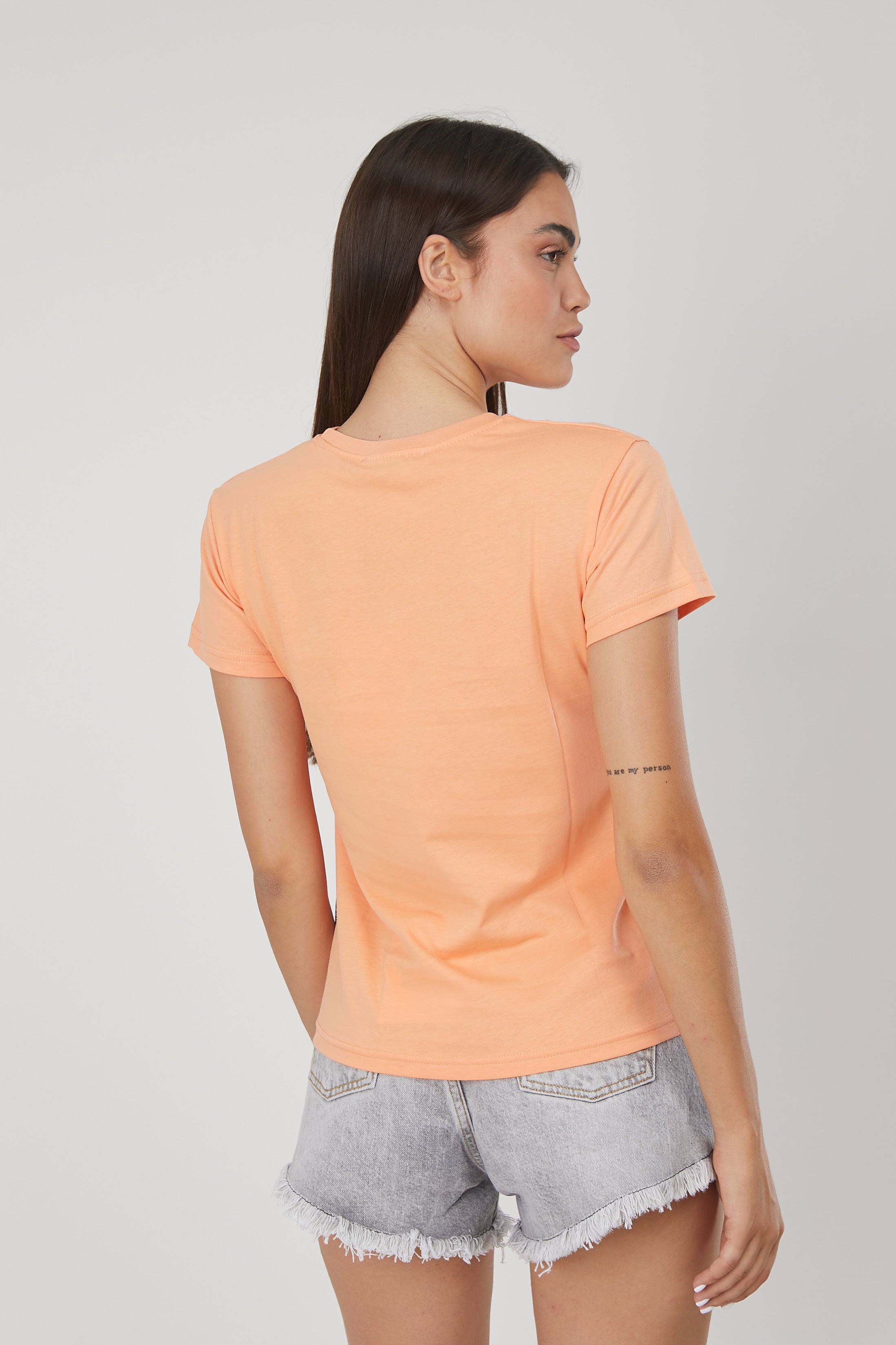 T-SHIRT MINI ORSETTO CUPIDO SALMON