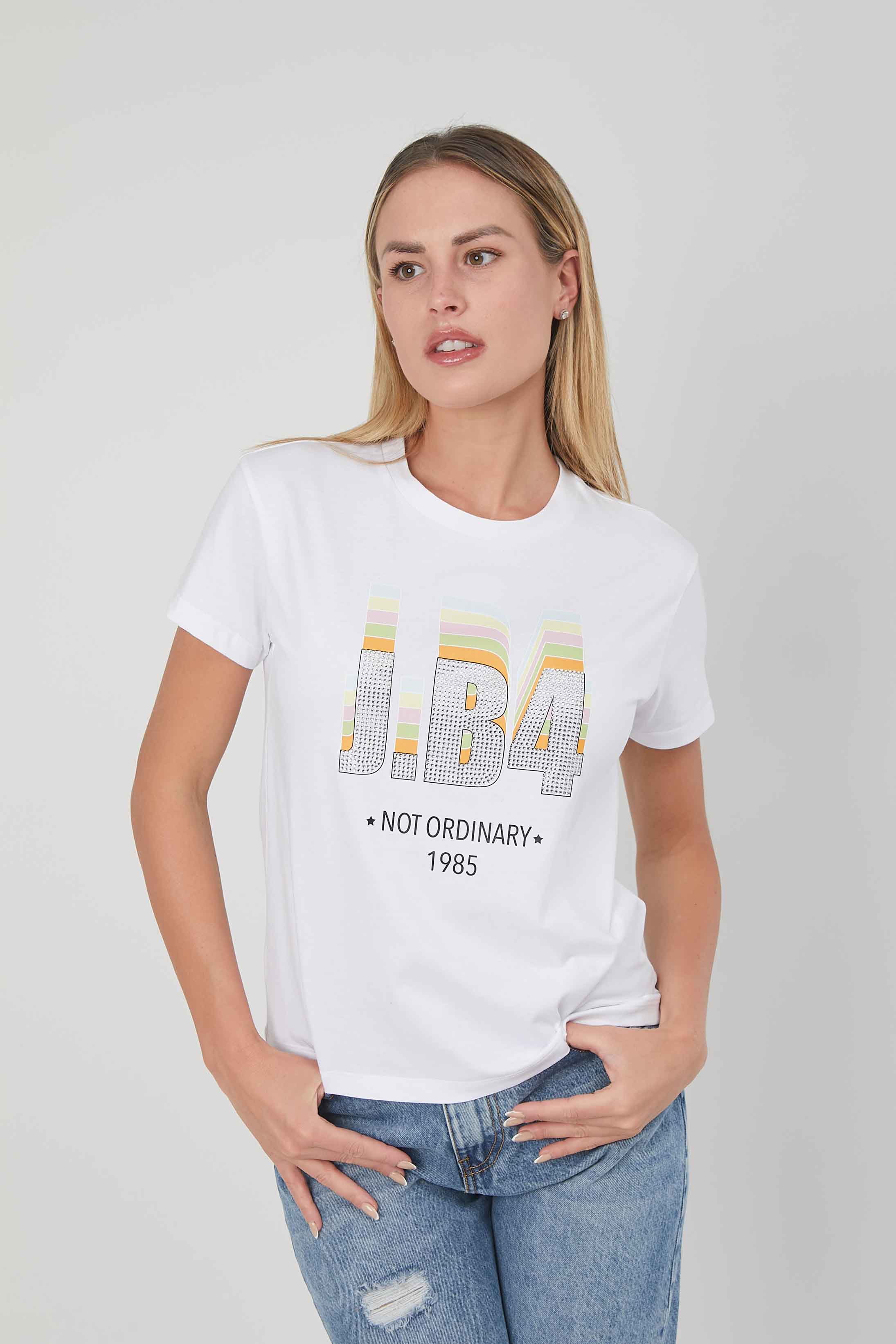 T-SHIRT LOGO ARCOBALENO WHITE