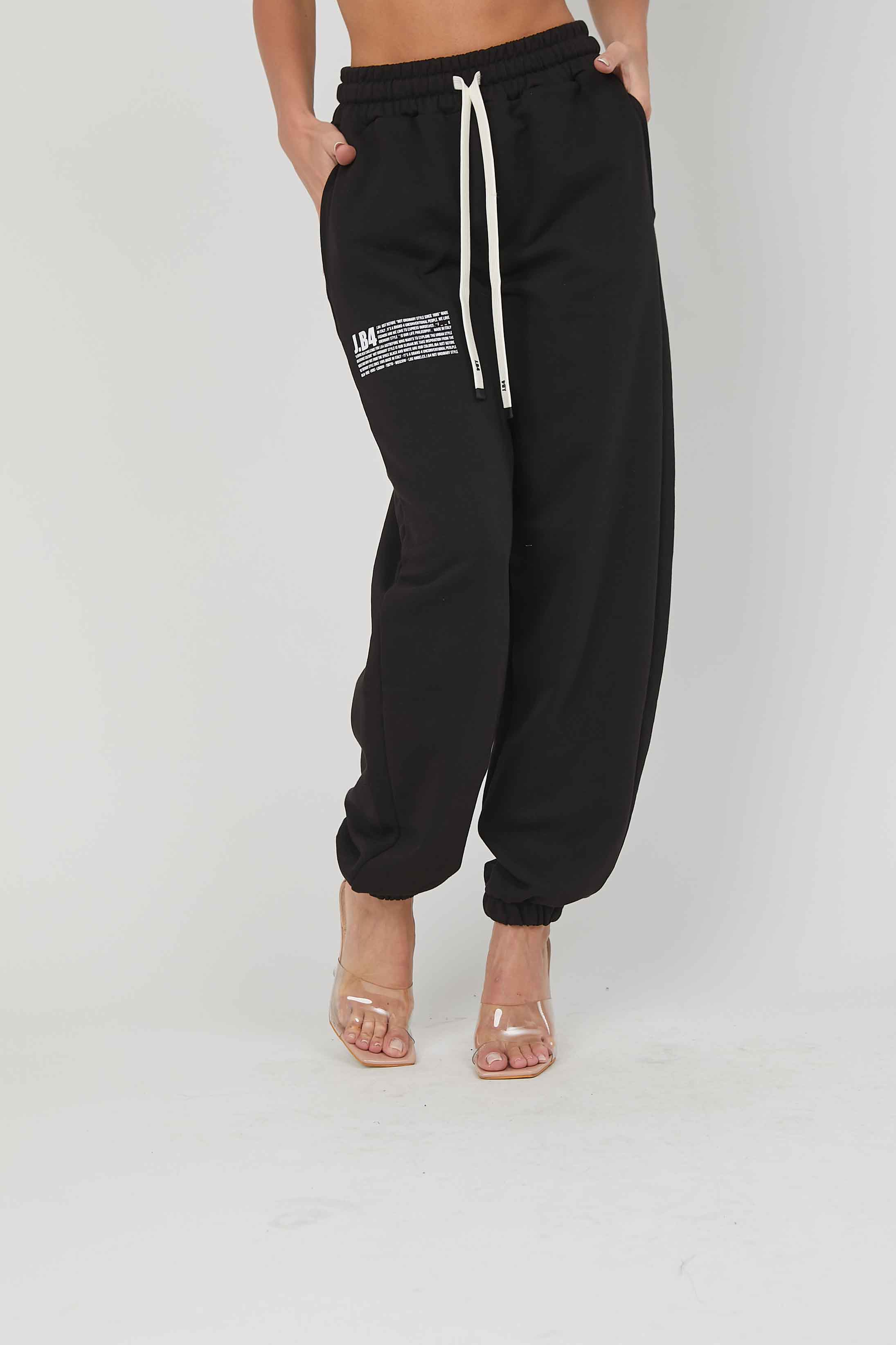 JOGGERS BLACK PRESS SWEATSHIRT