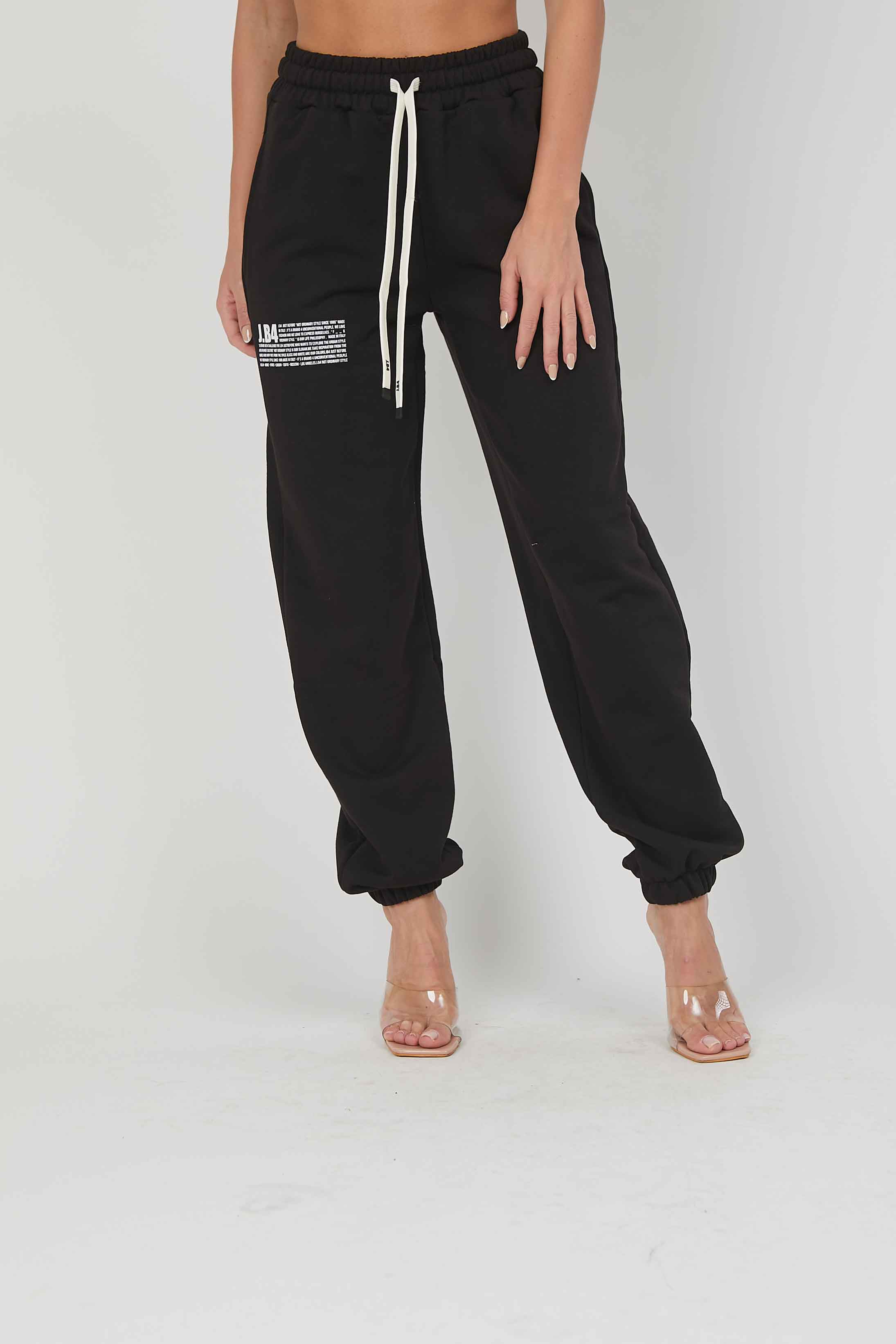 JOGGERS BLACK PRESS SWEATSHIRT