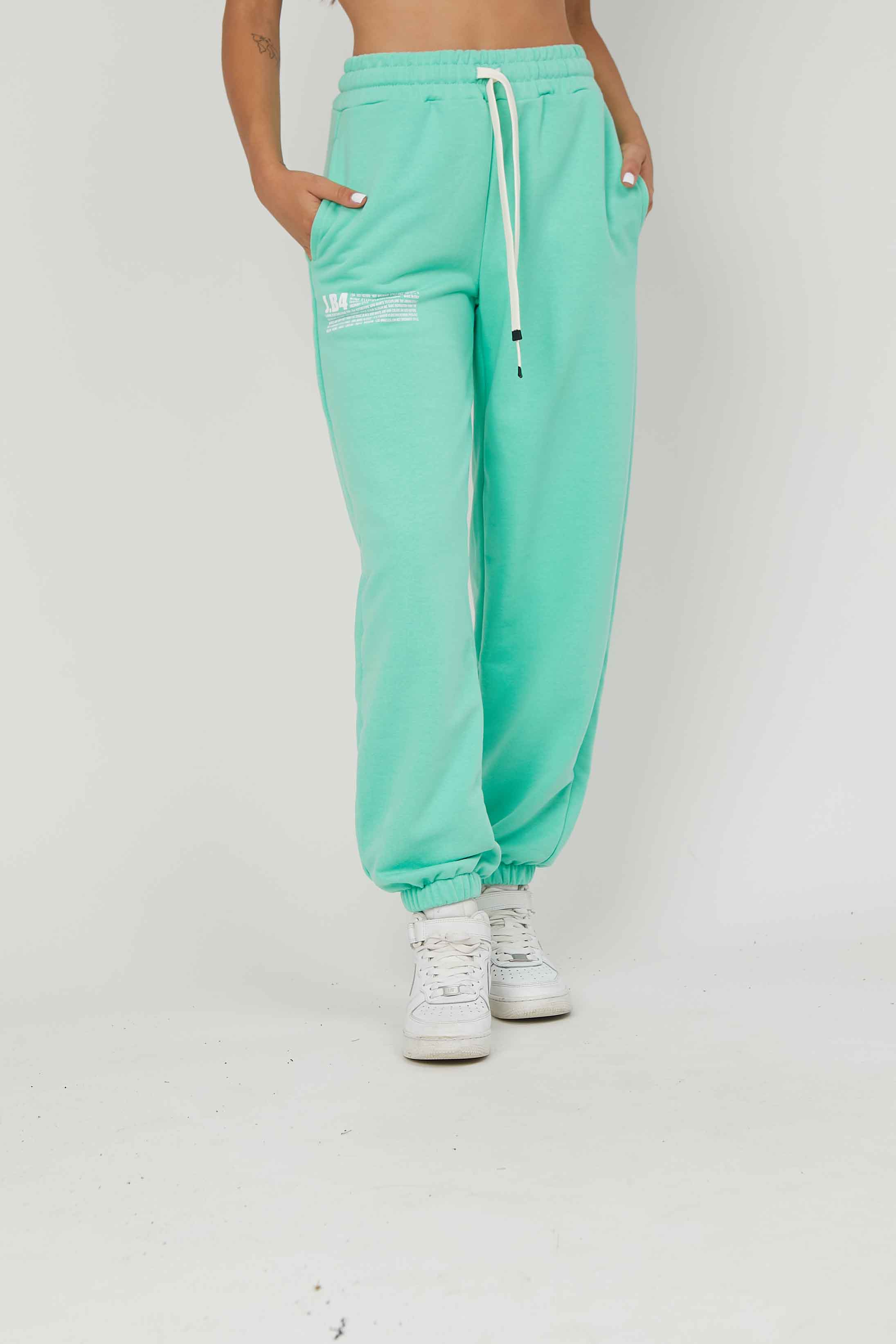 JOGGERS FELPA STAMPA TIFFANY