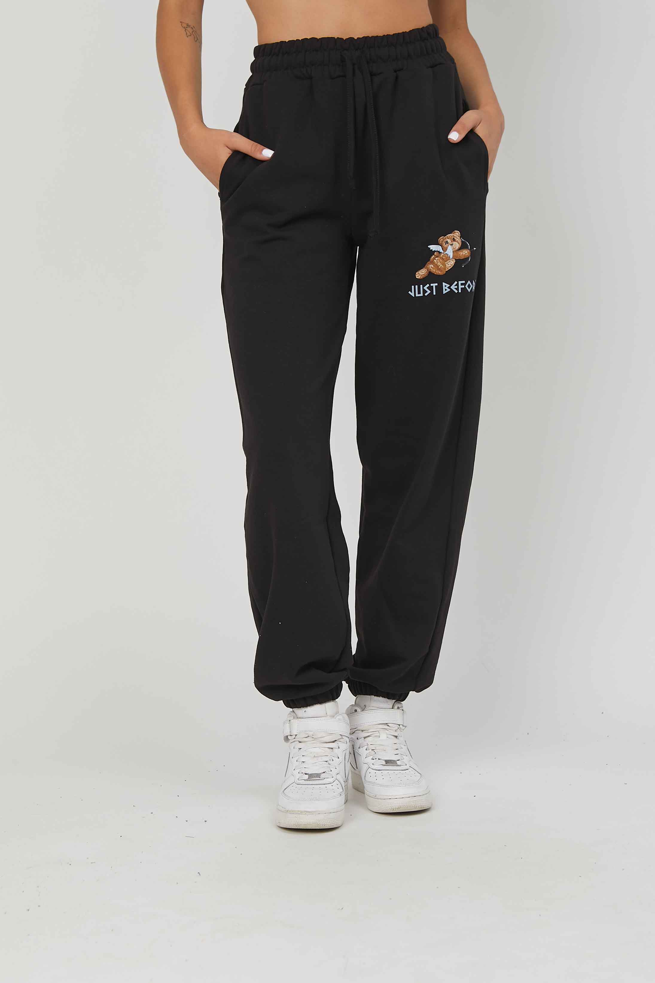 PANTALONI ORSETTO CUPIDO BLACK