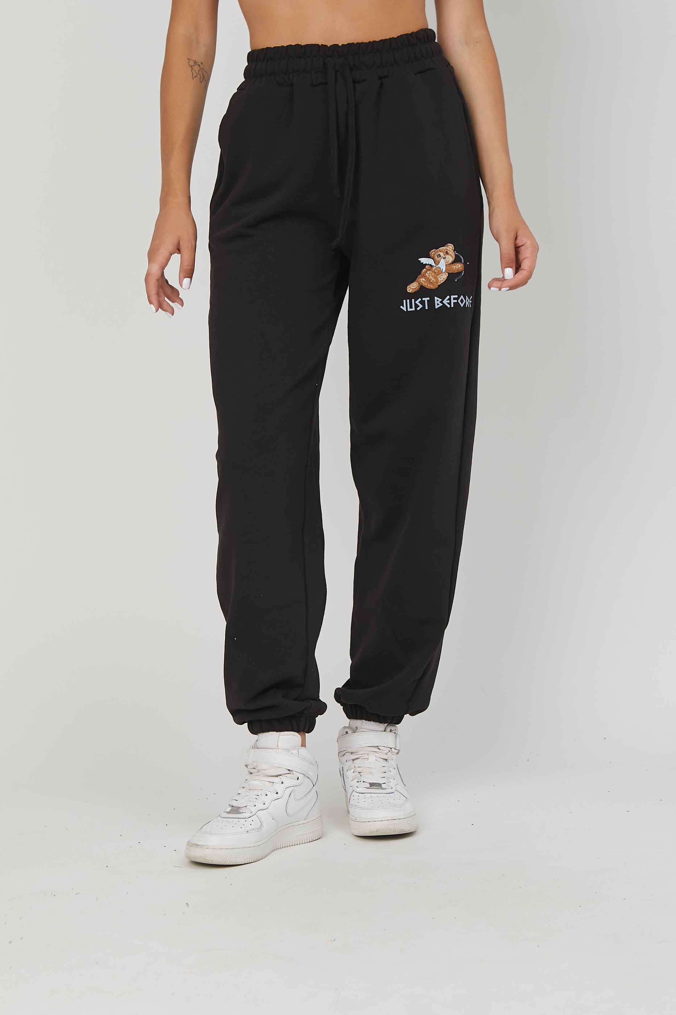 PANTALONI ORSETTO CUPIDO BLACK