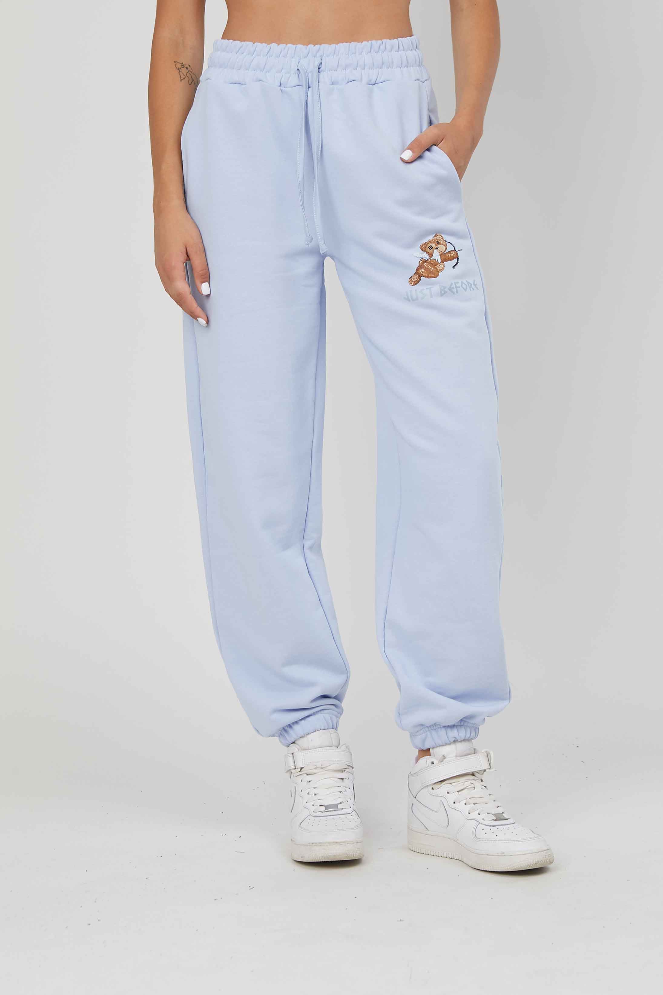 PANTALONI ORSETTO CUPIDO LIGHT BLUE